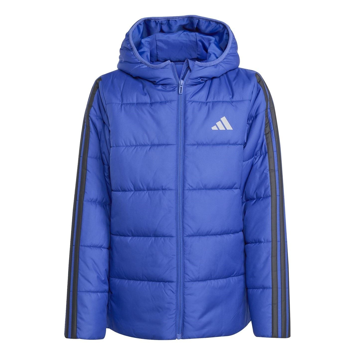 adidas Kids Essentials 3S Hooded Long Sleeve Puffer Jacket