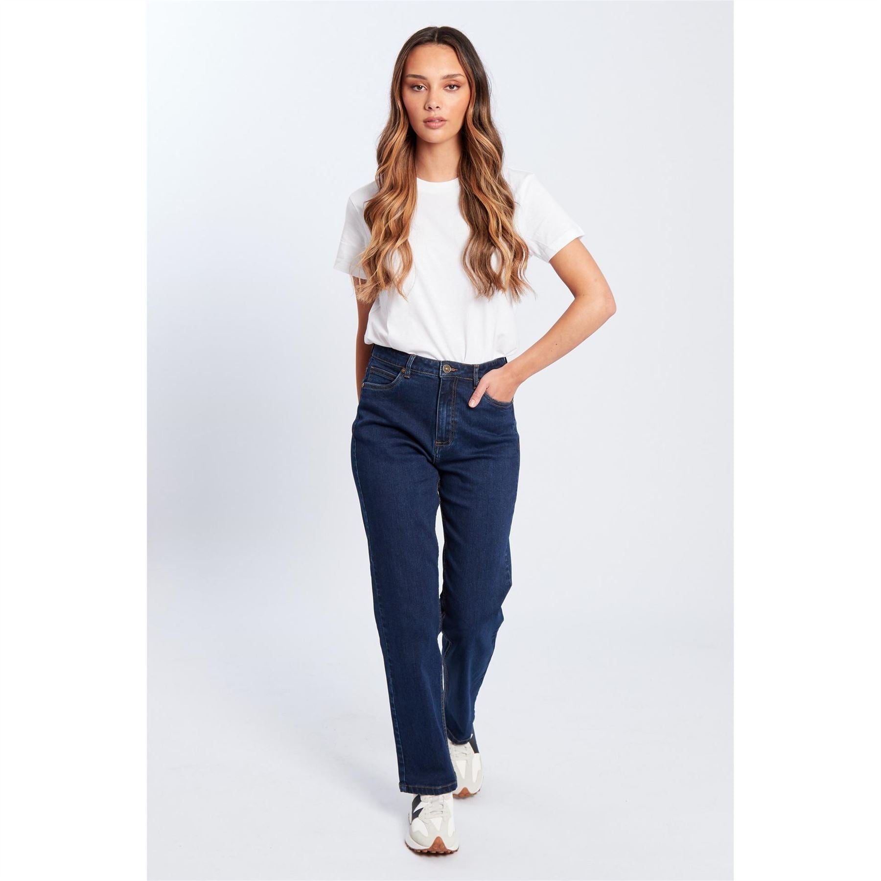 Be You Beyou Mom Straight Leg Jeans