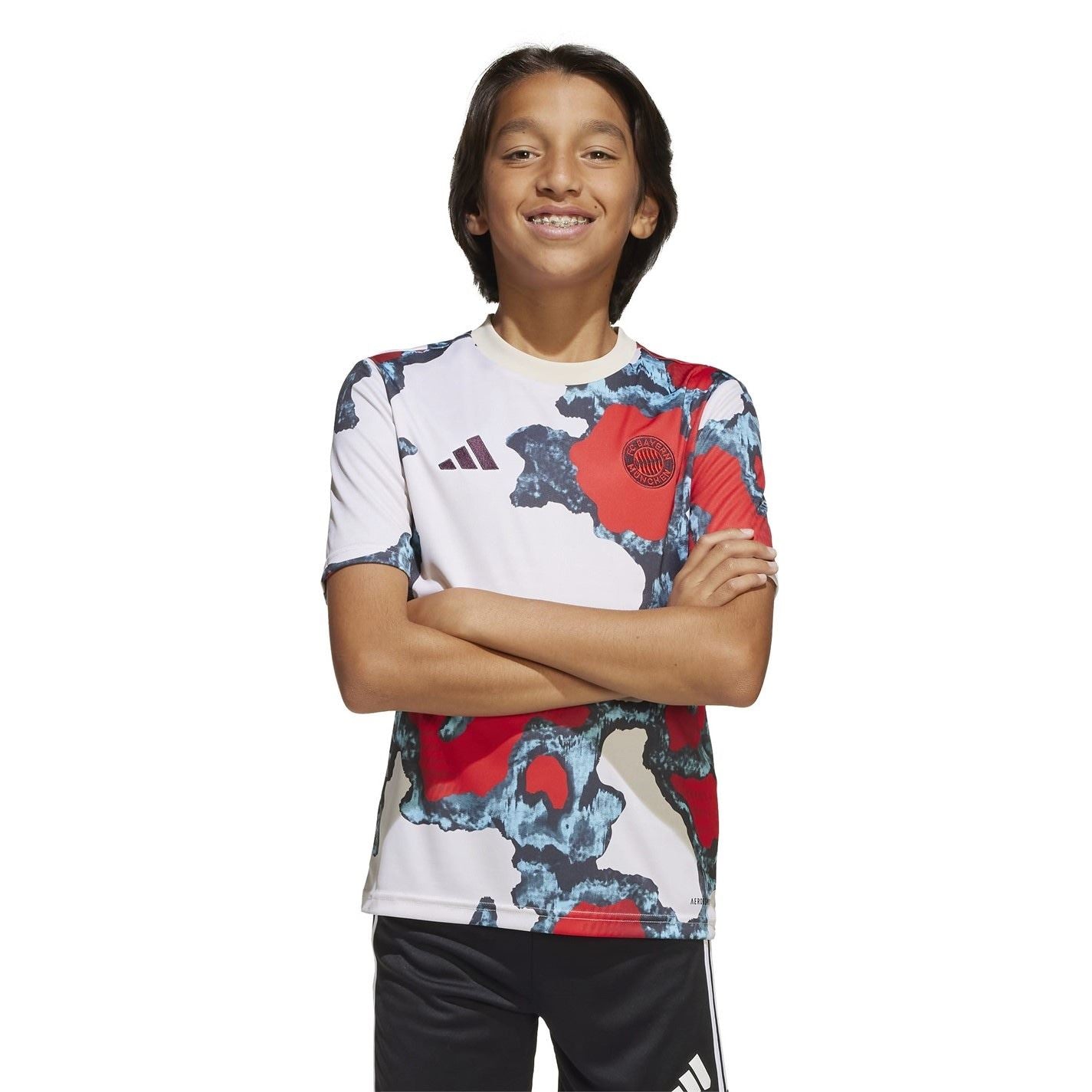adidas Bayern Munich Prematch Shirt 2024 2025 Juniors