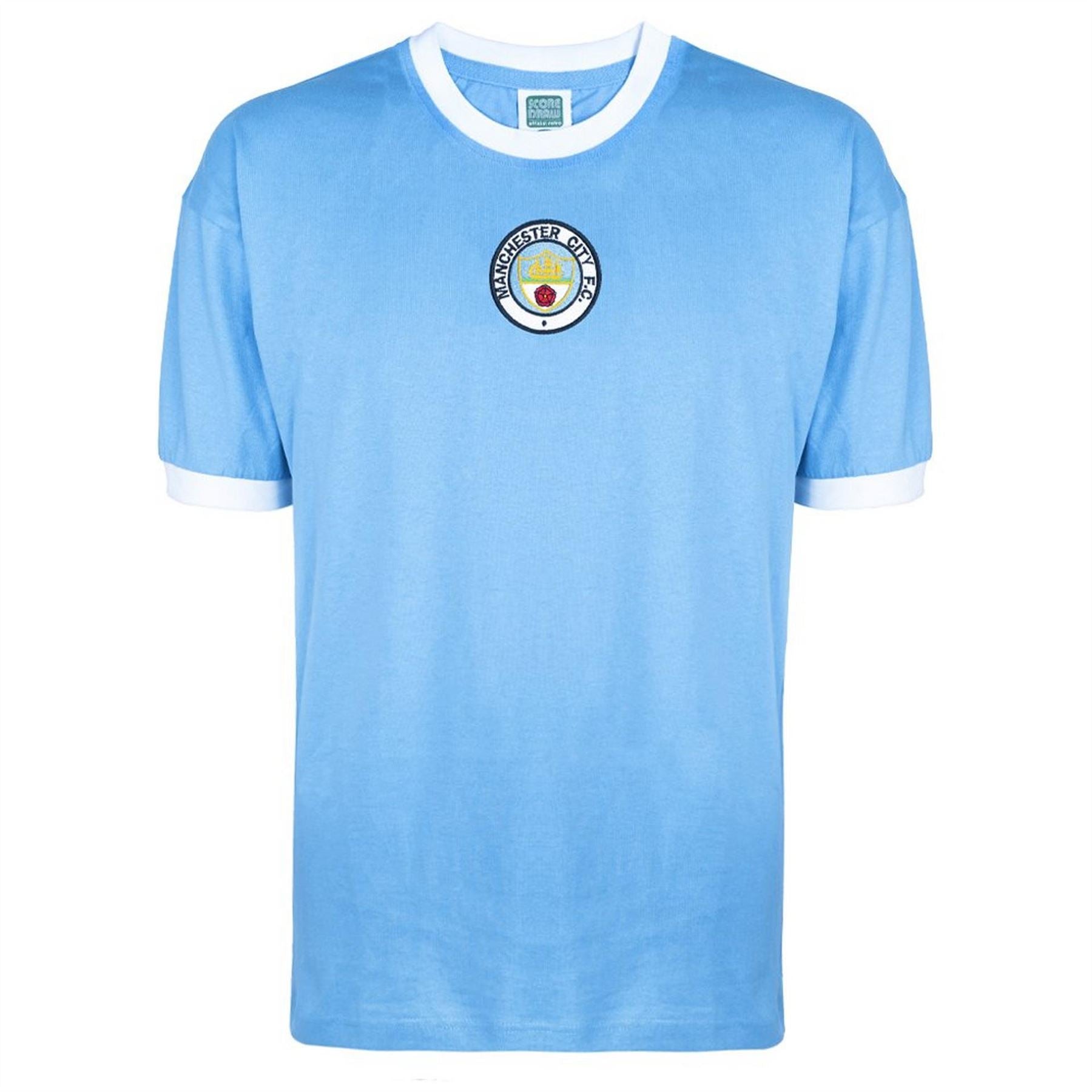 Score Draw Mens Manchester City 1972 Home Shirt