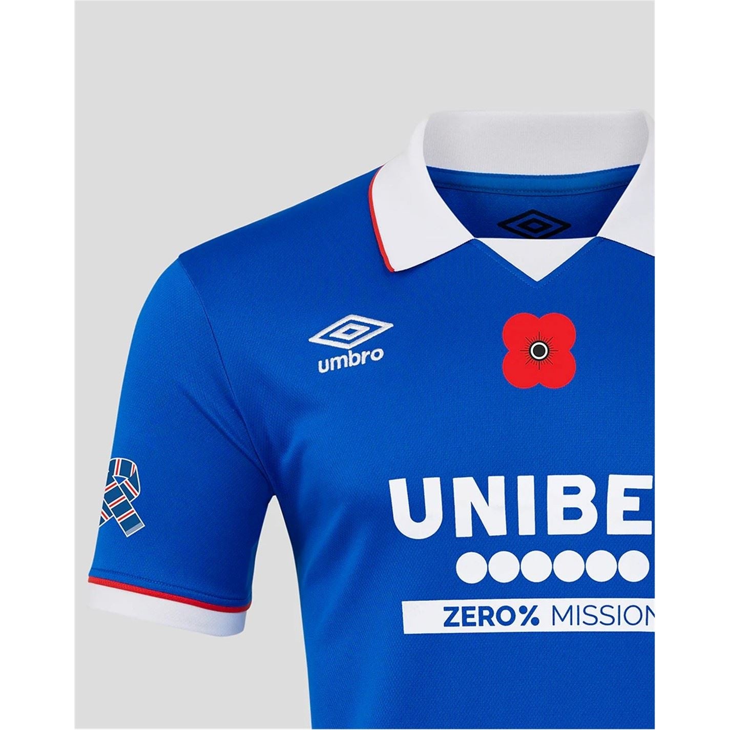 Umbro Mens Rangers Home Shirt 25 26