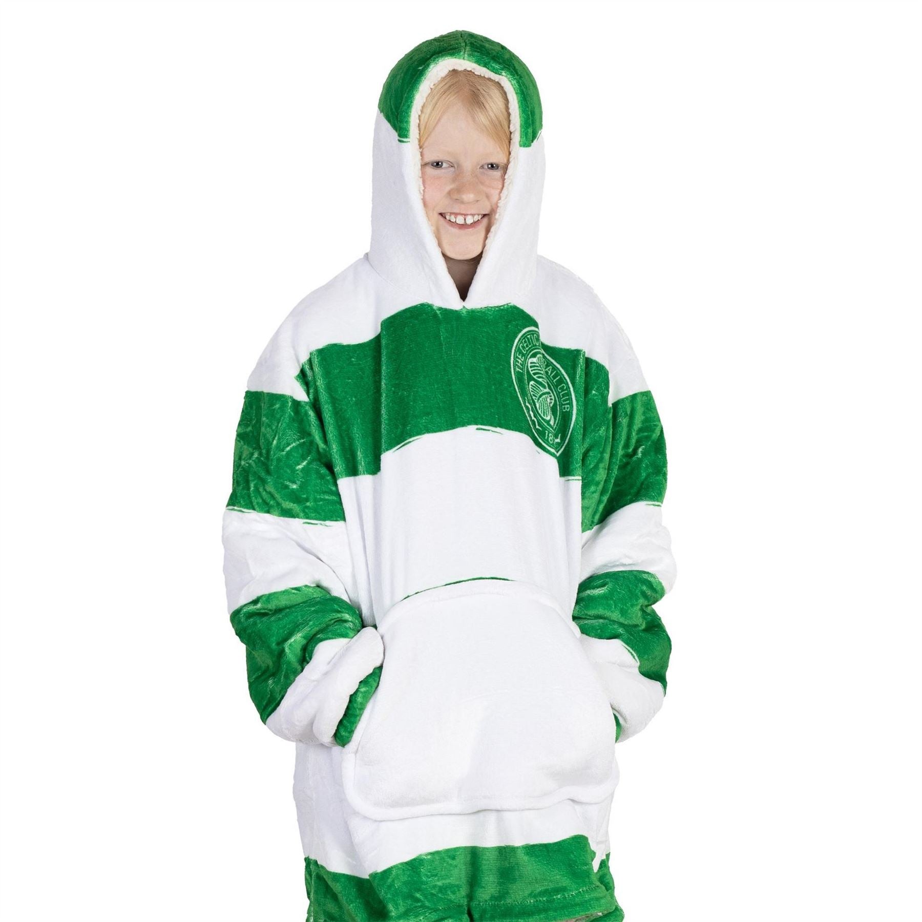 Team Football Officially Licensed Sherpa Fleece Hoodie For Kids