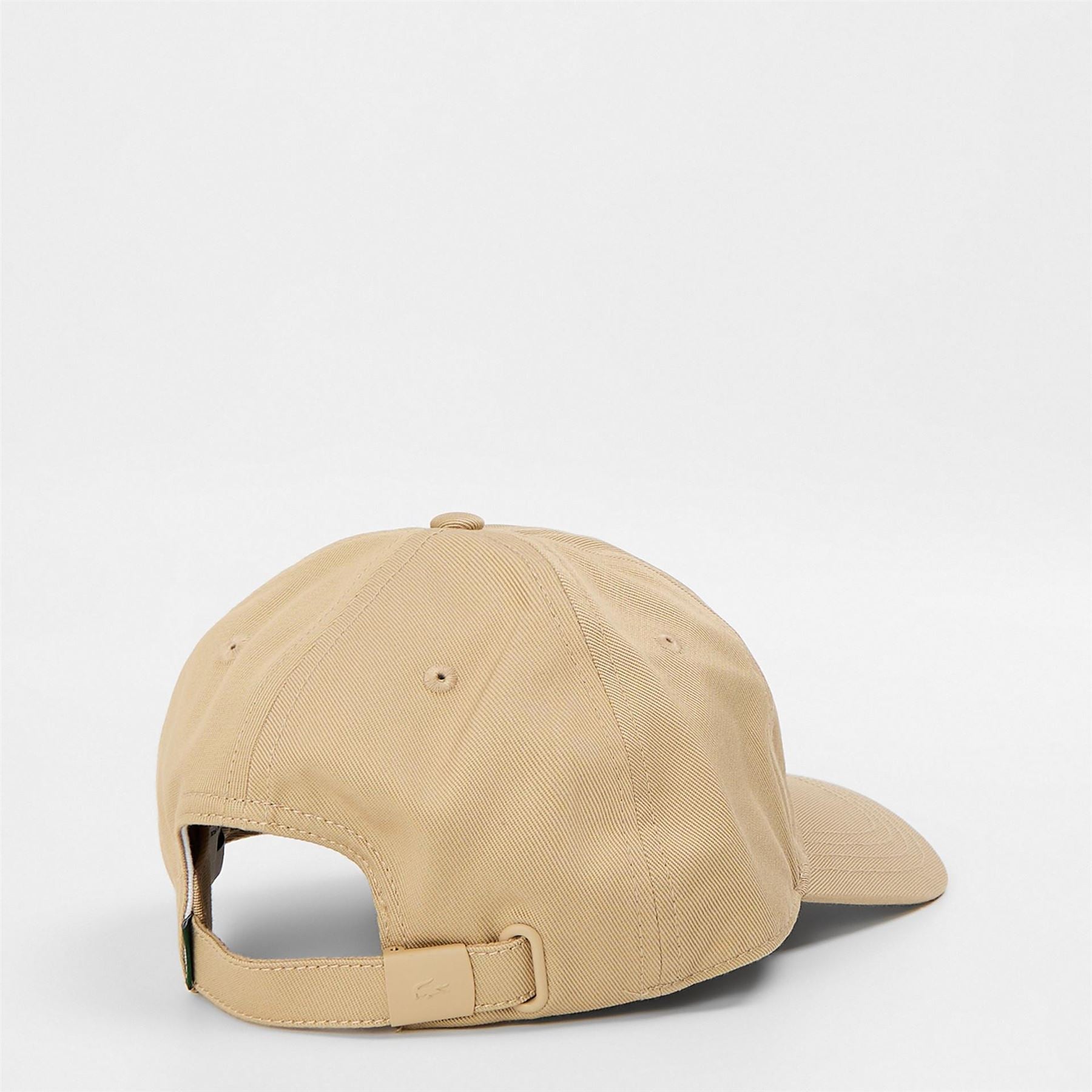 Lacoste Organic Crocodile Print Curved Brim Dad Cap
