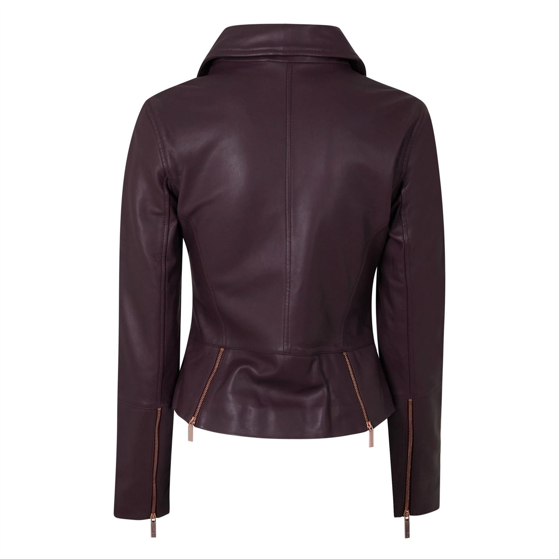 Ted Baker Lizia Moto Collared Neck Short Jacket