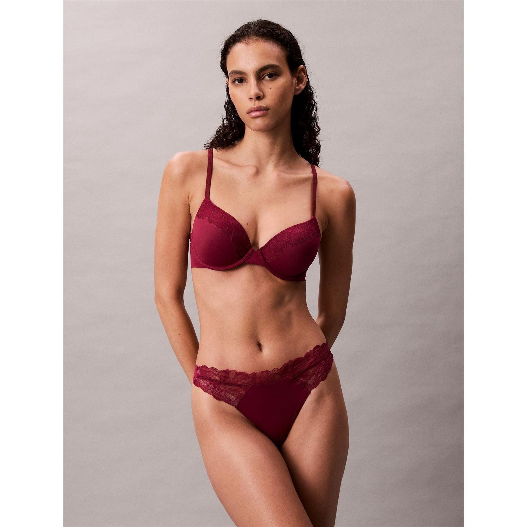 Calvin Klein Solid Patterned Plain Design Thong