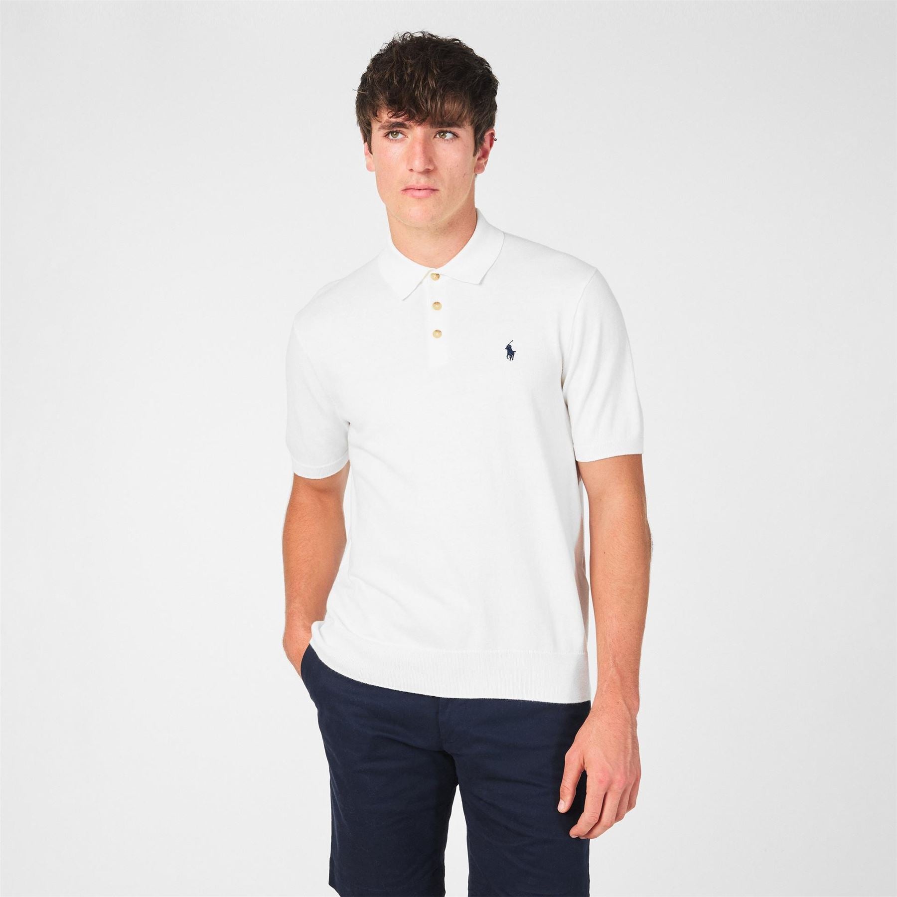 Polo Ralph Lauren Knitted Short Sleeve Polo Shirt