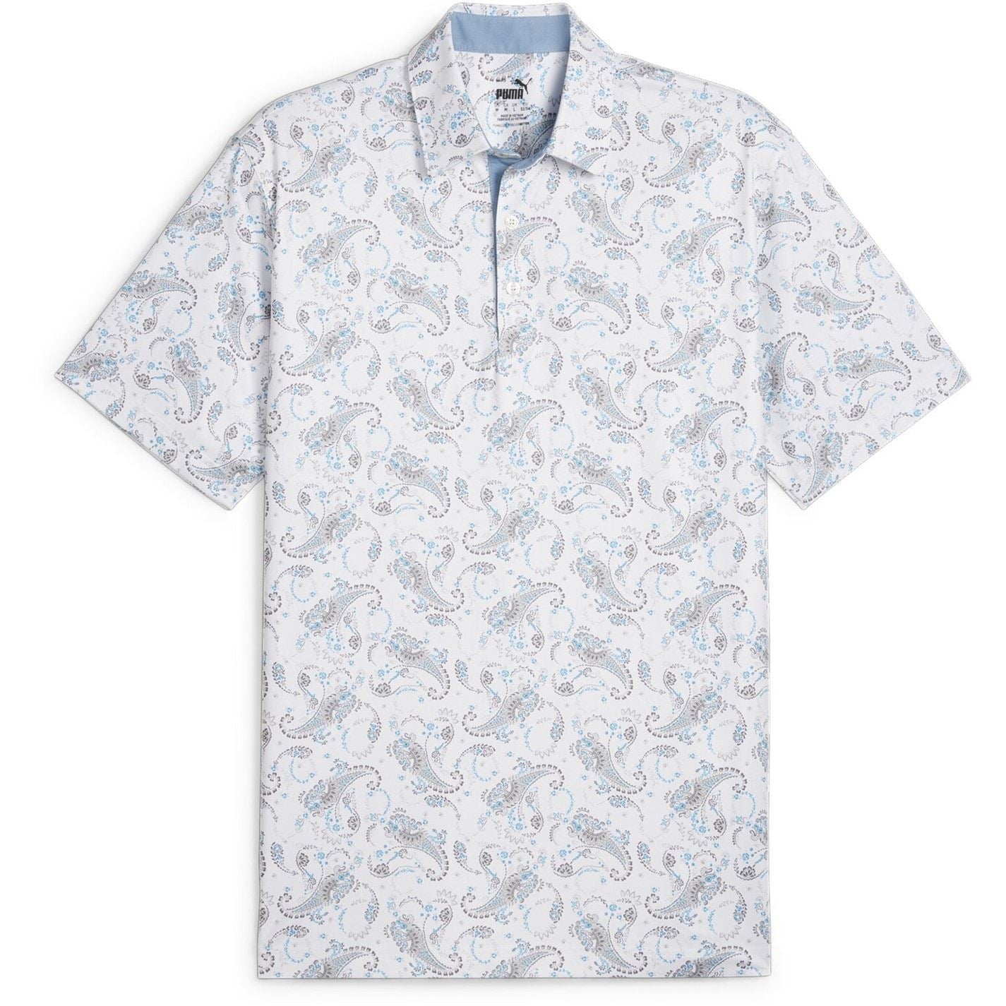 Puma Cloudspun Paisley Regular Fit Polo Shirt