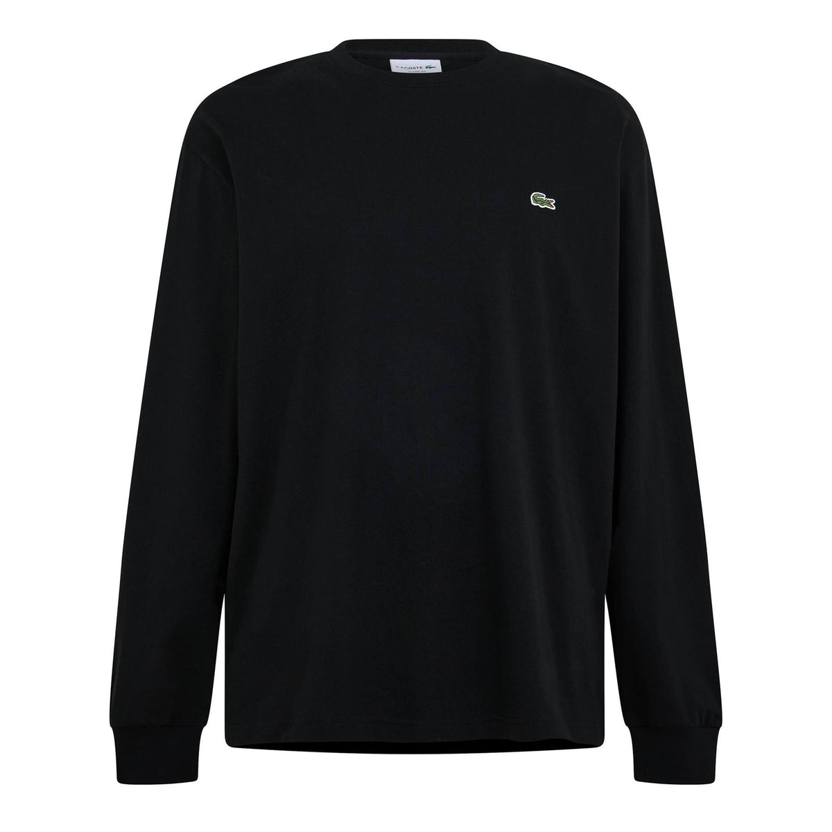Lacoste Crocodile Logo Crew Neck Long Sleeve T-Shirt