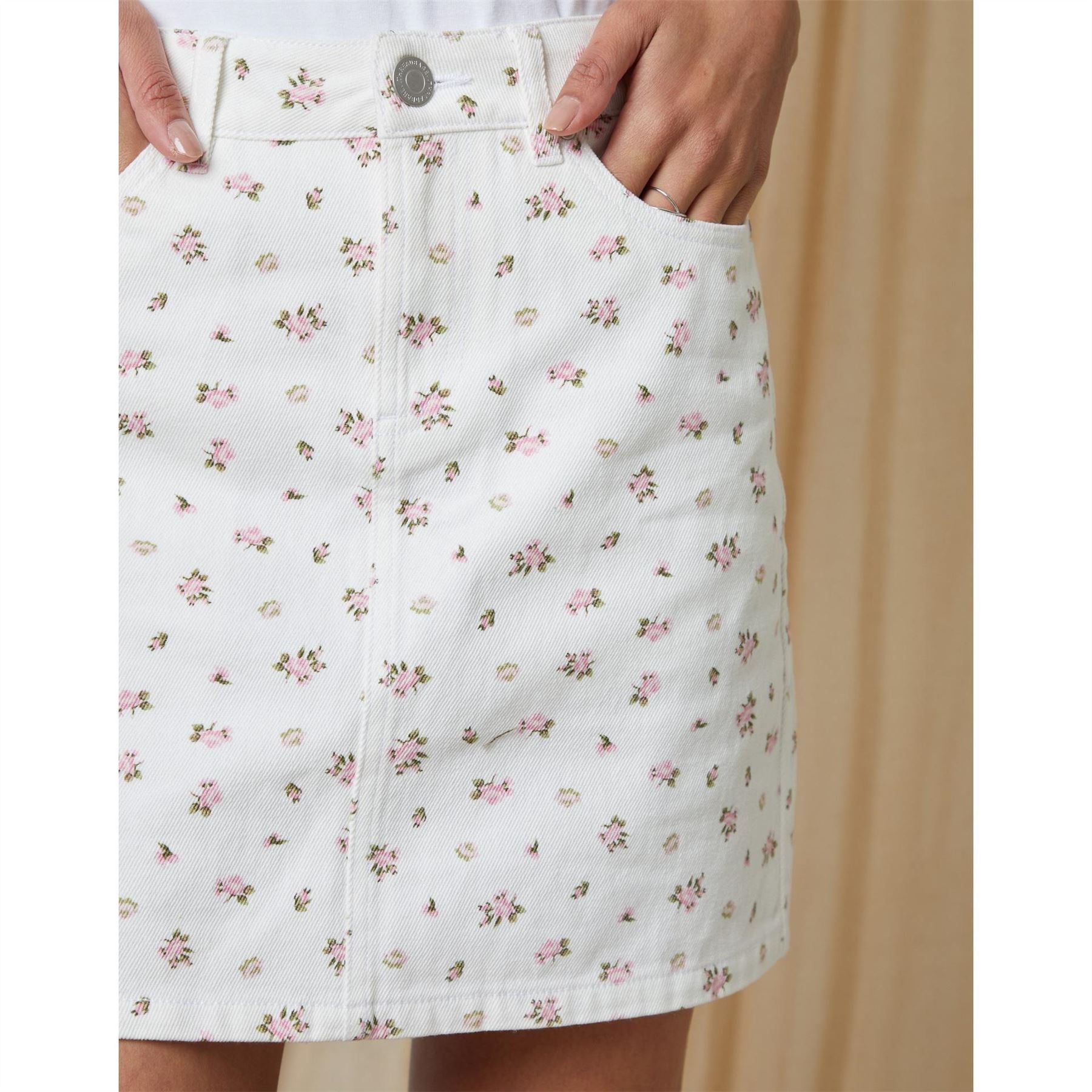 Threadbare Tb Seoul Mini Denim Skirt