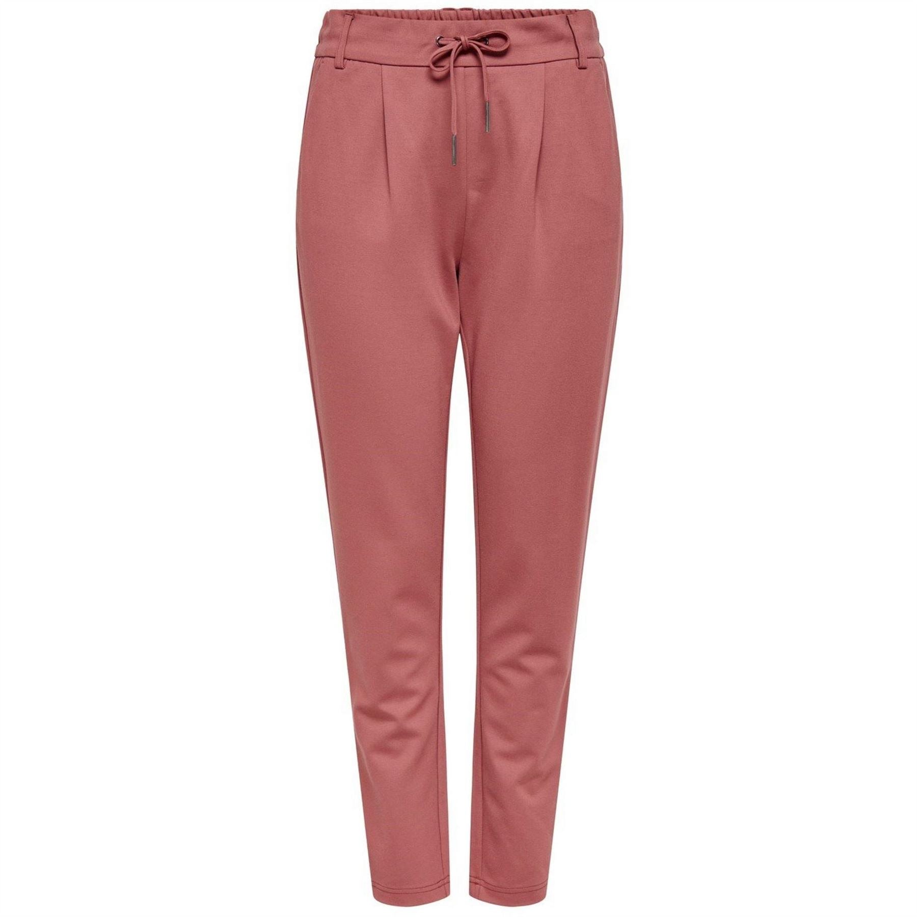 Only Solid Patterned Slim Trousers