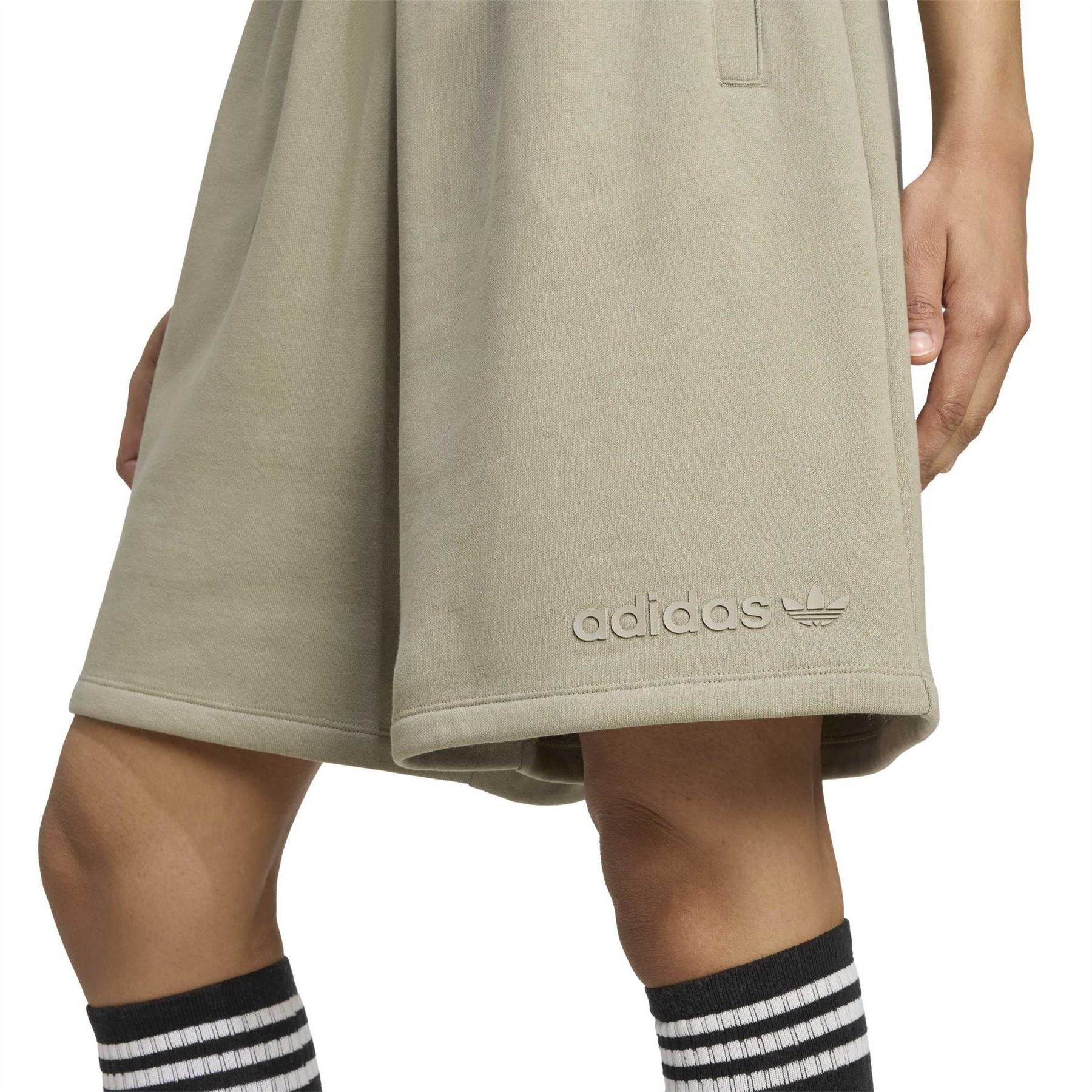 adidas Ess Lin Bermuda Sweat Shorts with Elasticated Waistband