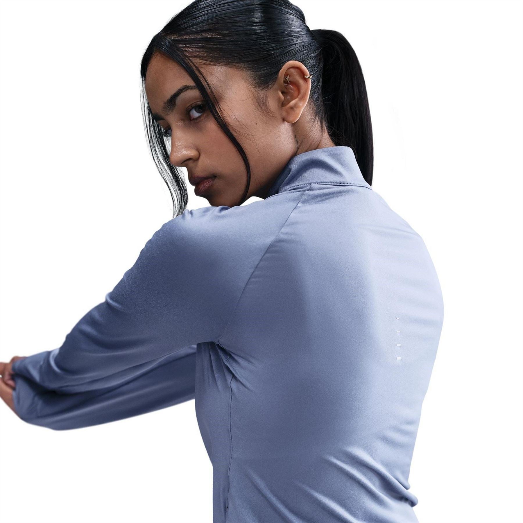Nike Womens Swift 1 4 Zip Running Top