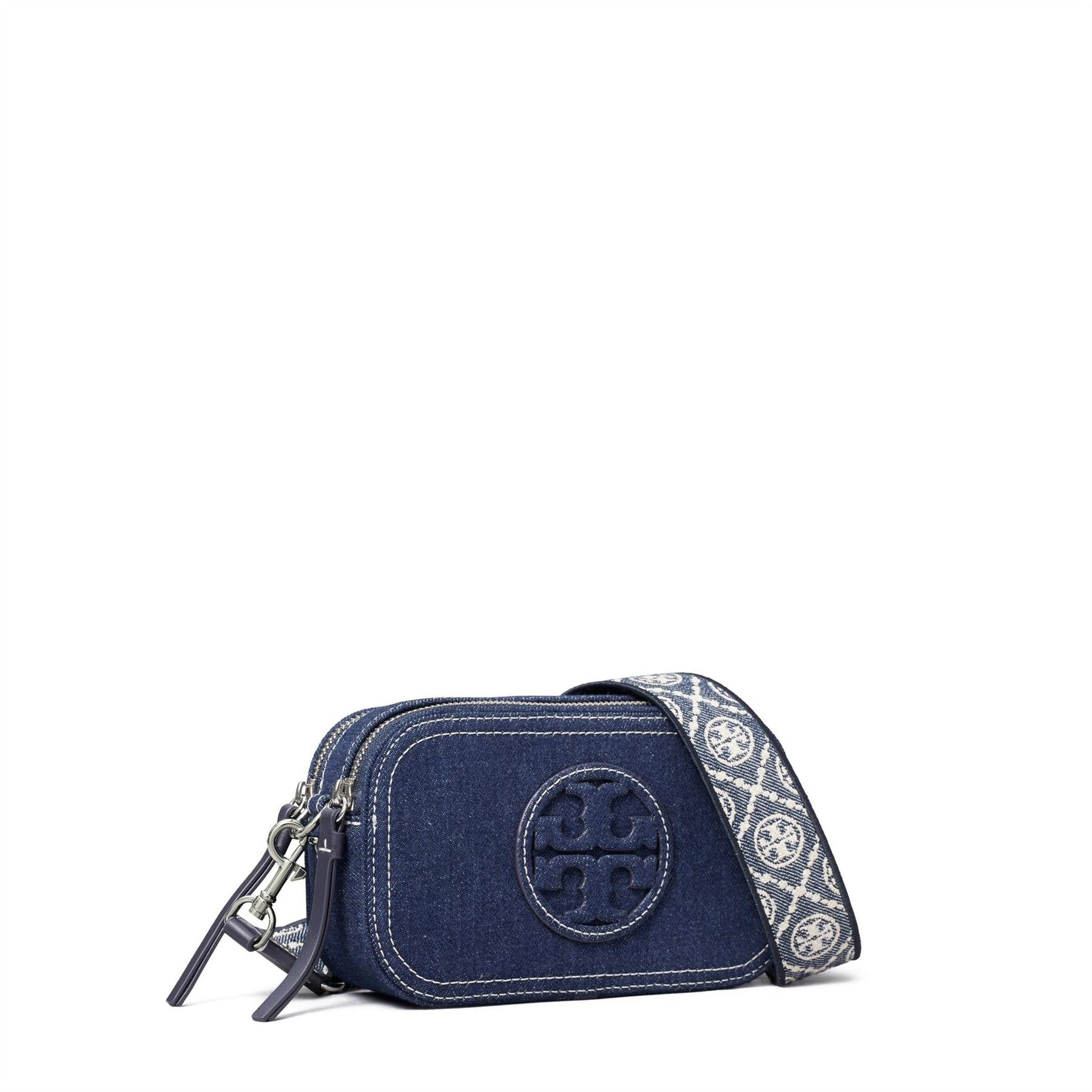Tory Burch Miller XS Denim Cross Body Bag