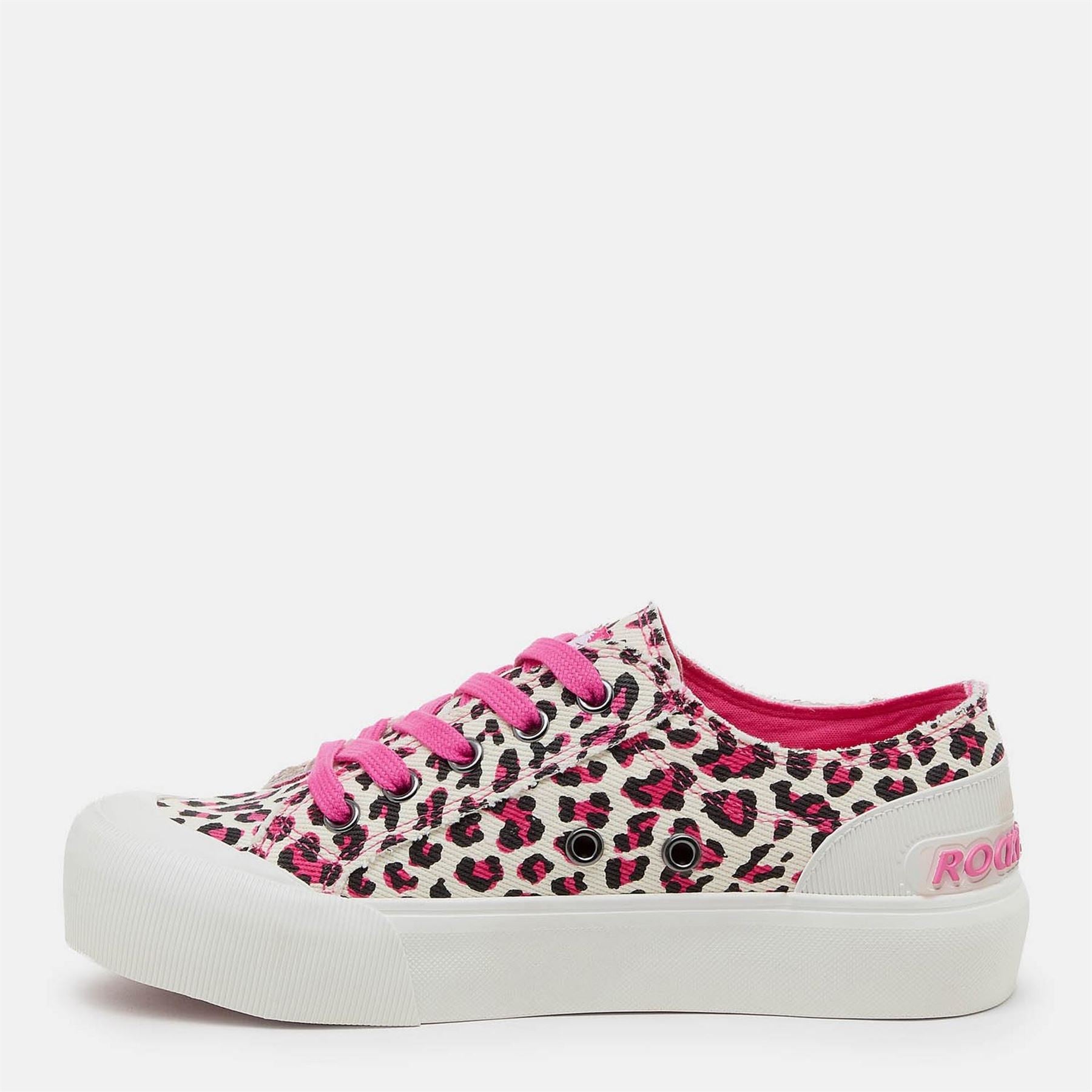 Rocket Dog Jazzin Monroe Leopard Canvas Low Top Sneakers