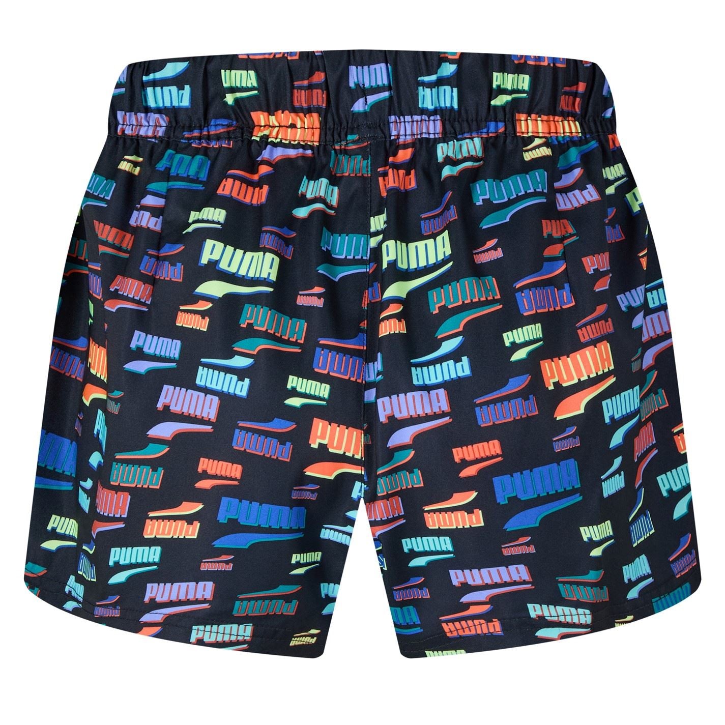 Puma All Over Logo Swim Trunk