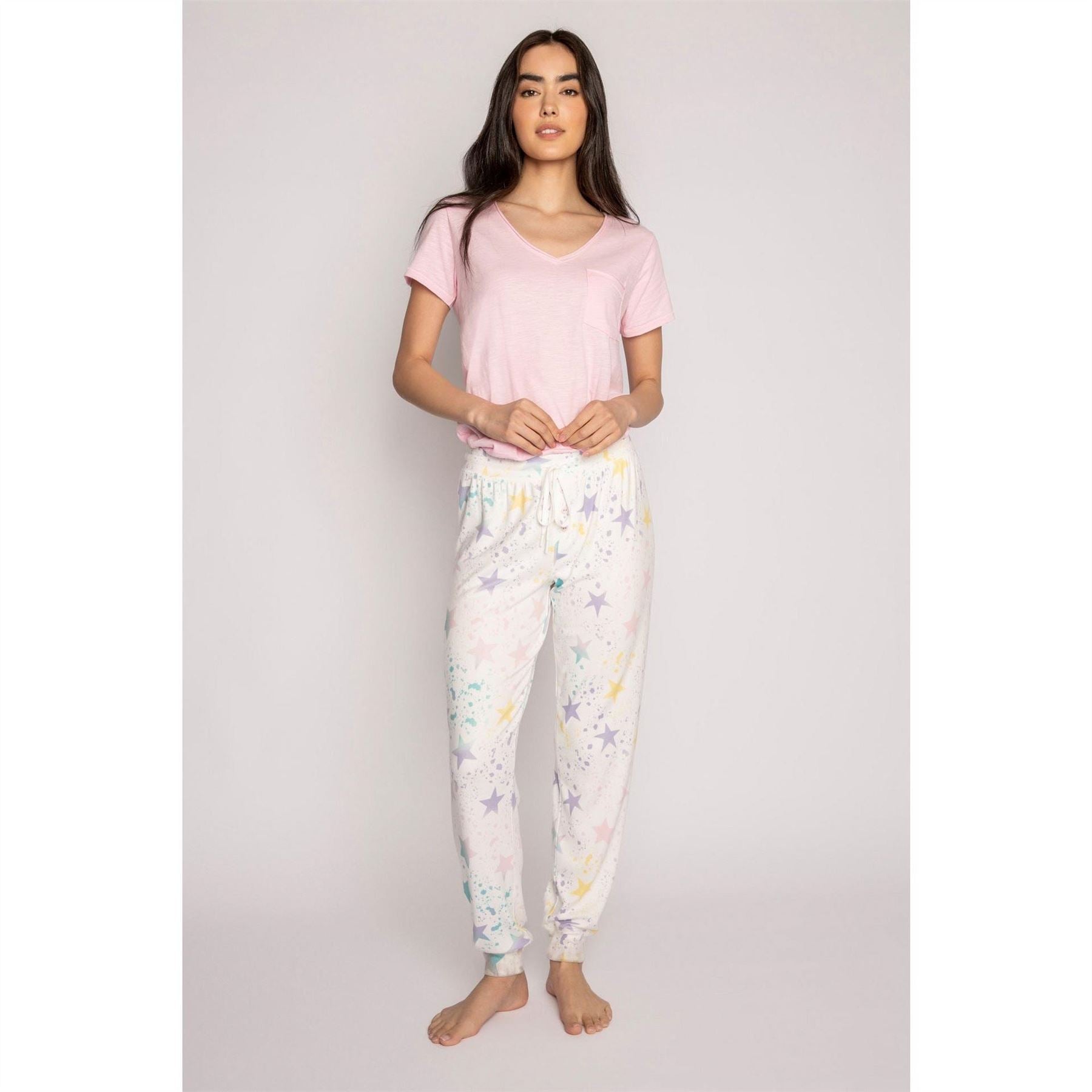 PJ Salvage Salvage Drawstring Star Pant
