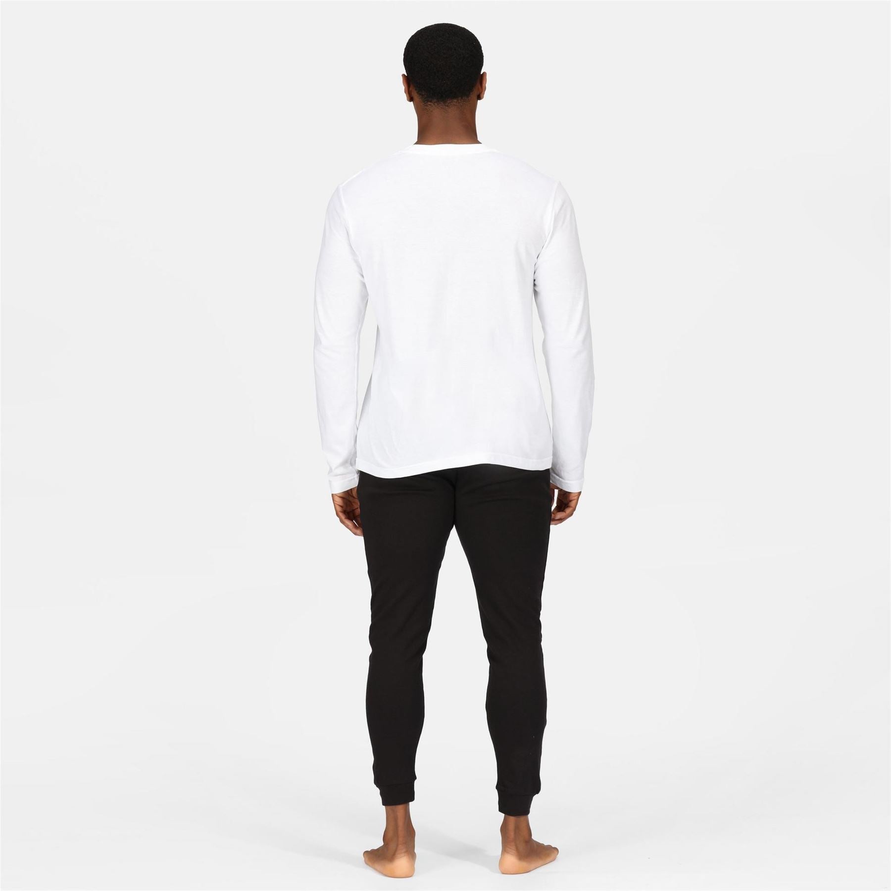 DKNY Mens 3 Pack Long Sleeve T-Shirt Warriors
