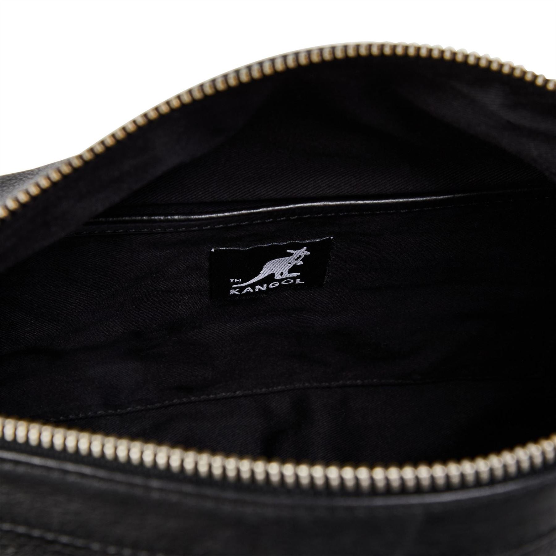 Kangol Cross Body Satchel with Metal Logo