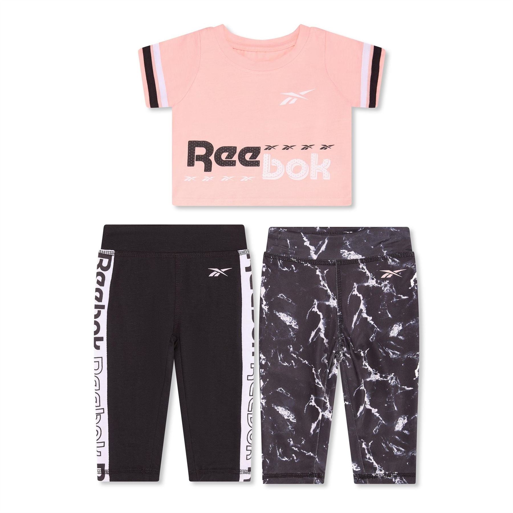 Reebok Kids' 3-Piece Top and Trouser Set