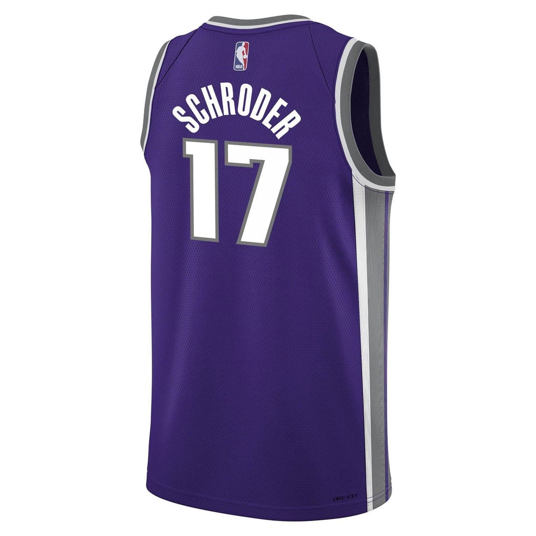 Nike Kings Schroder #17 Jersey