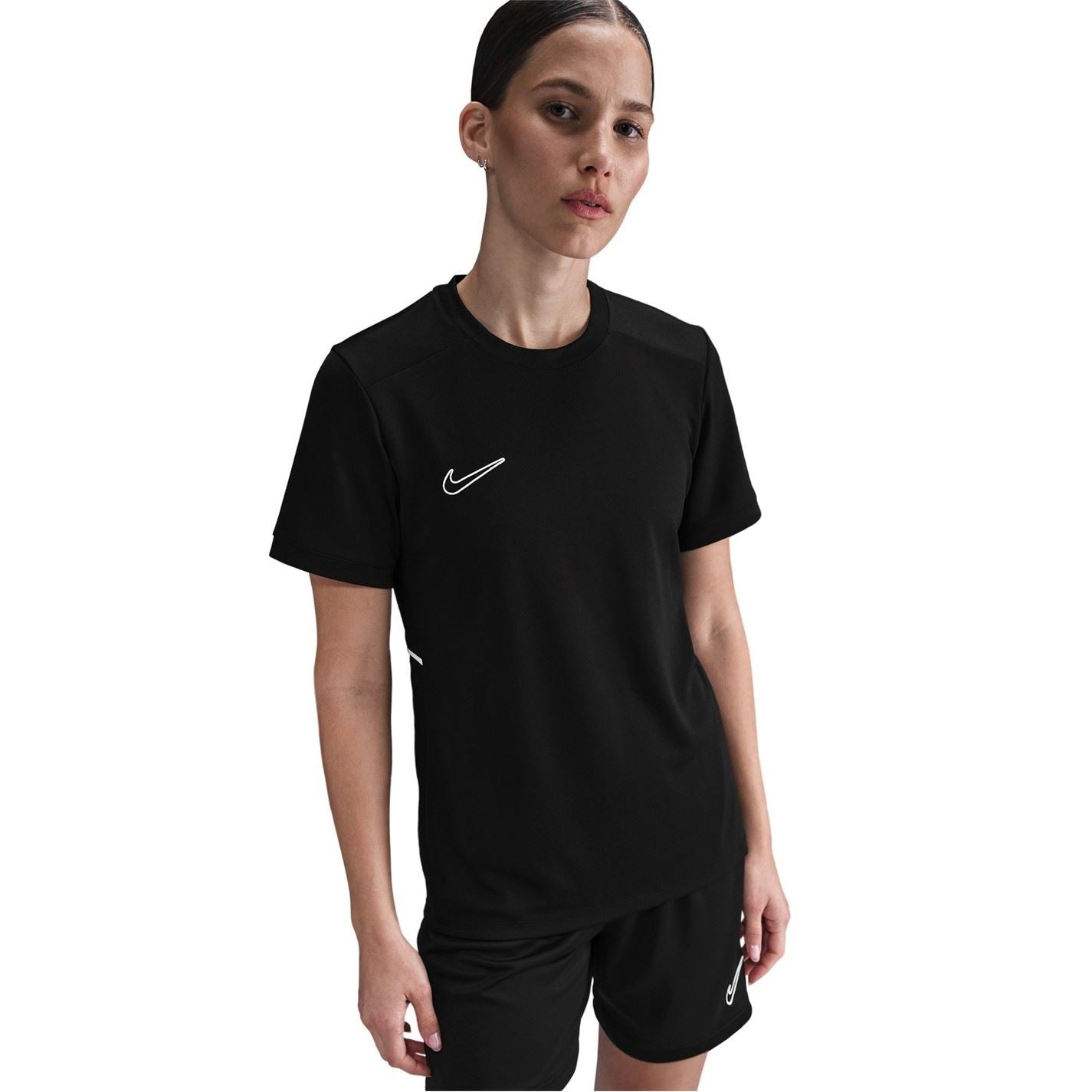 Nike Womens Dri Fit Academy Short Sleeve Football Top