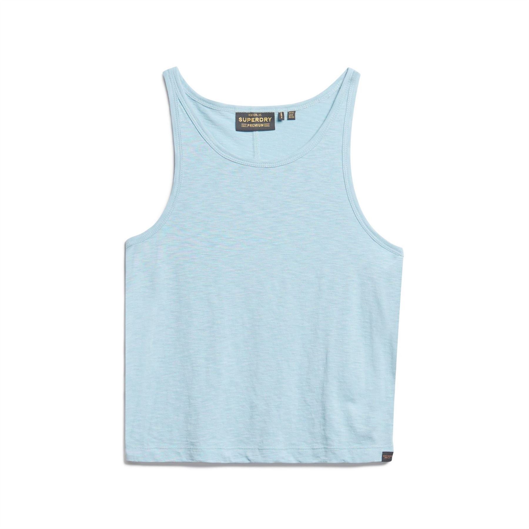 Superdry Ruched Regular Fit Crew Neck Tank