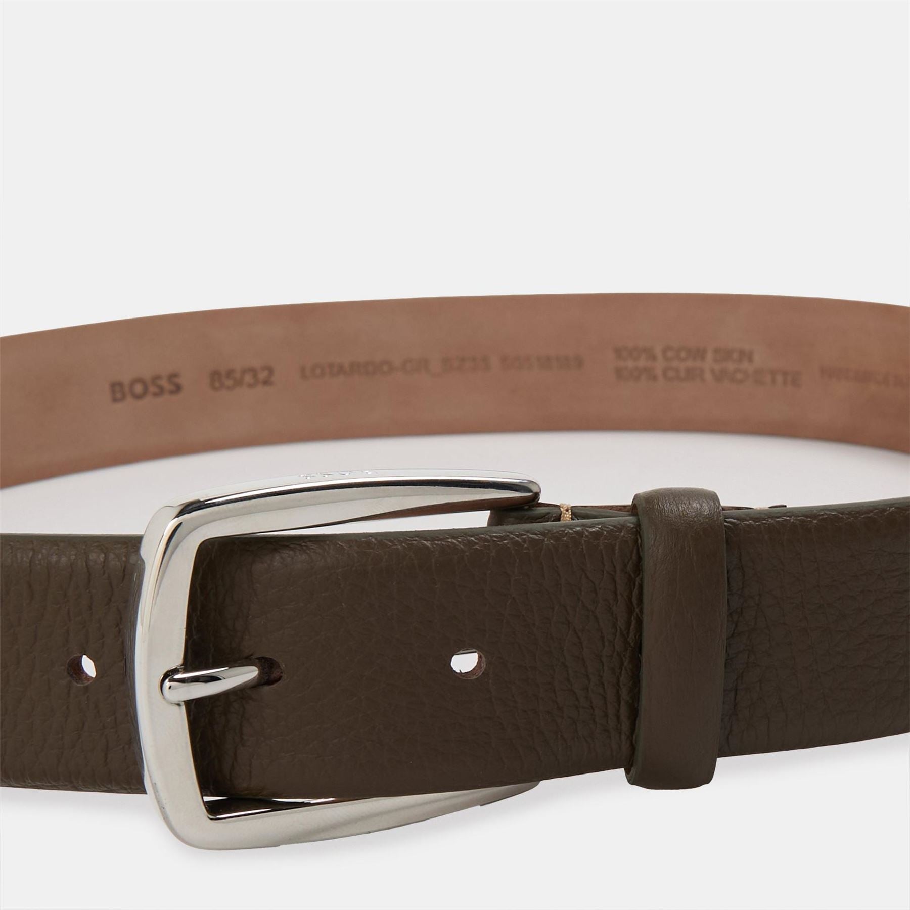 Boss Leather Pin Buckle Belt