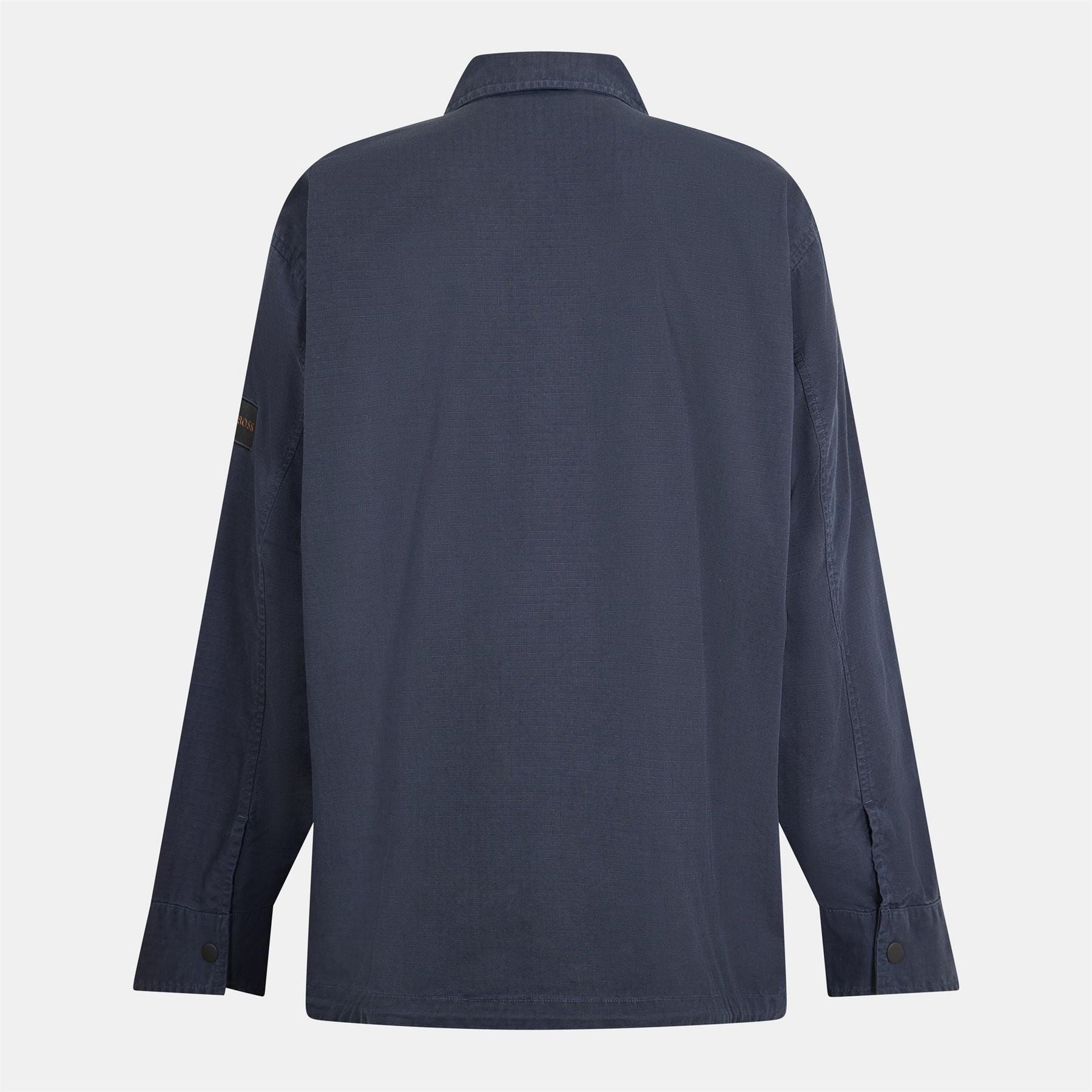 Boss Labib Cotton Long Sleeve Water Resistant Overshirt