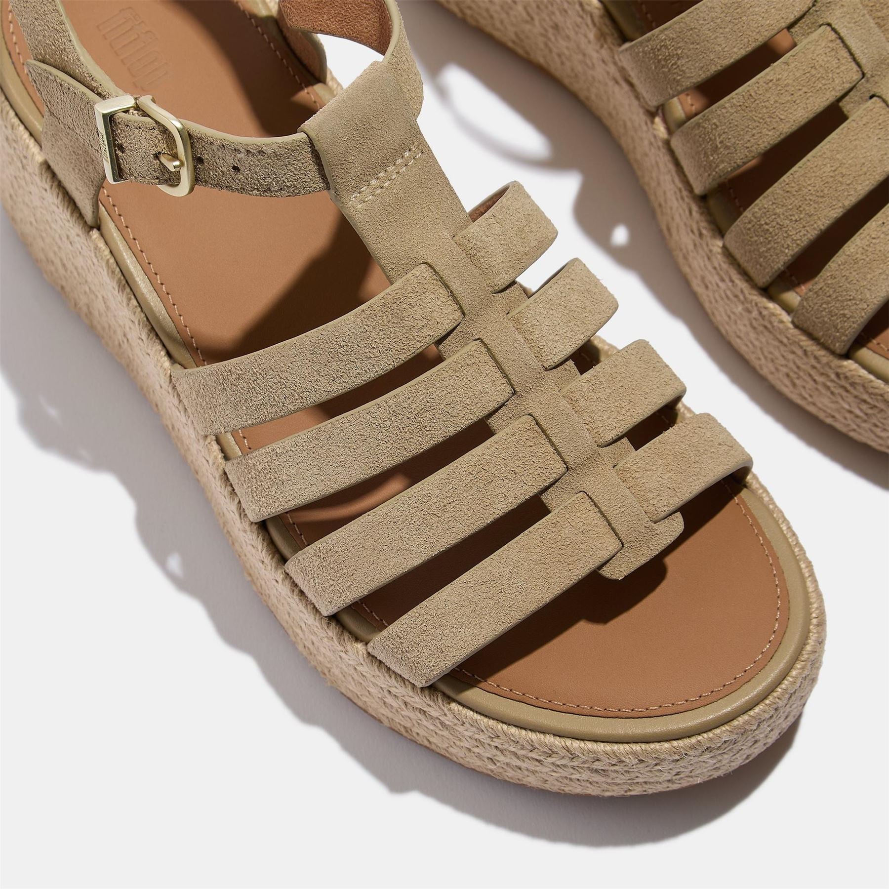 Fitflop Platform Gladiator Espadrille Wedge Sandals