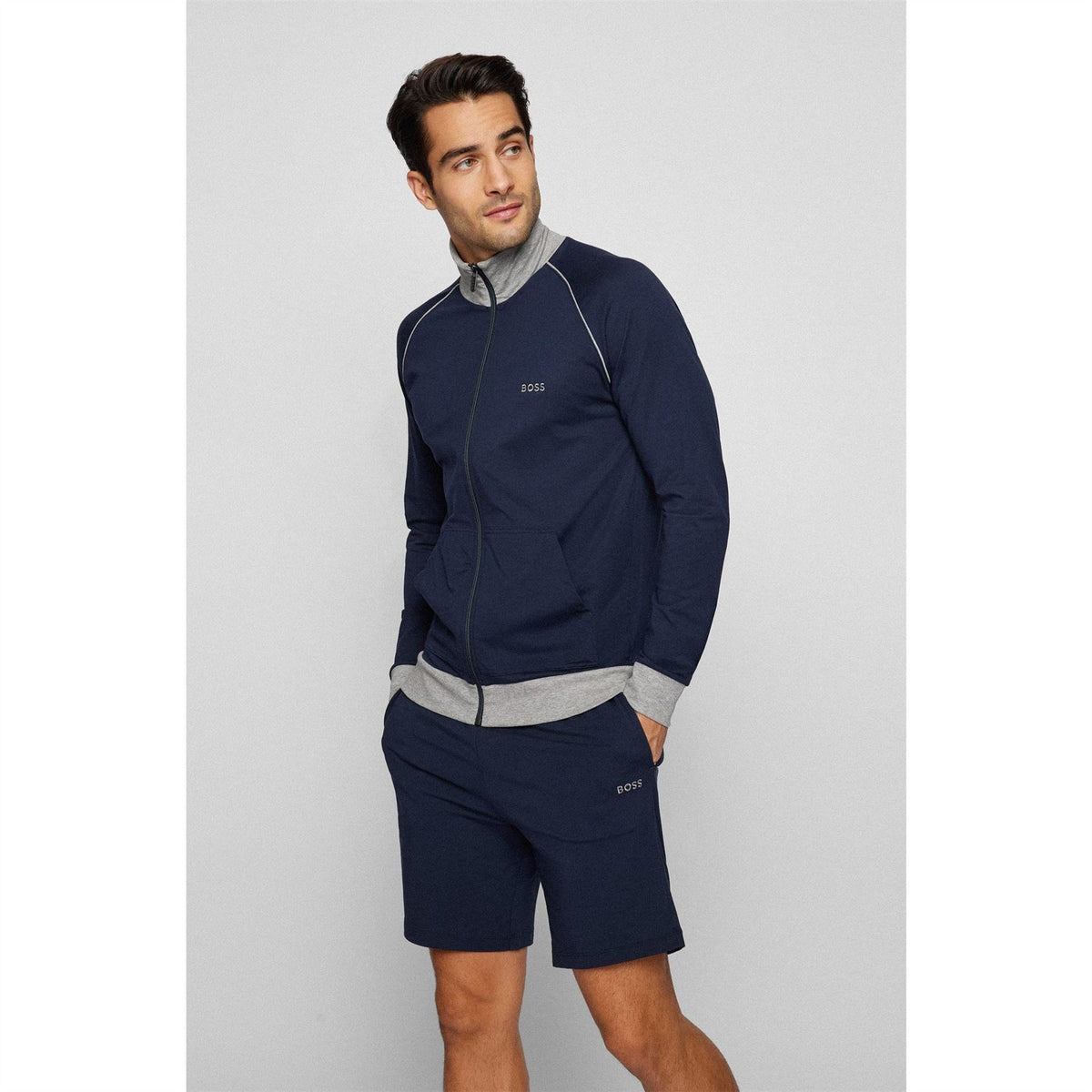 Boss Mix  And  Match Full Zip Fleece Top