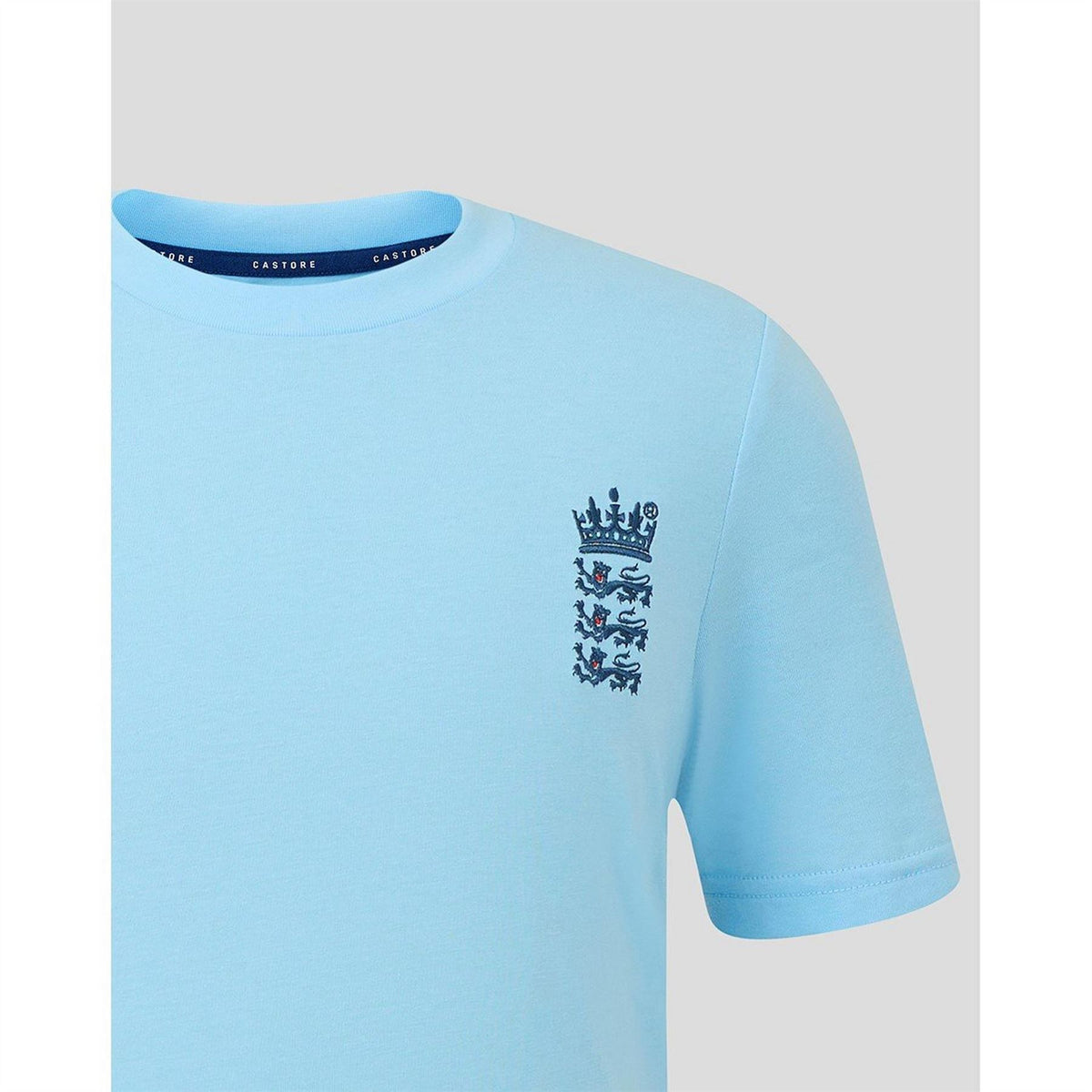 Castore Kids 26 27 England Cricket Crew Neck T-Shirt