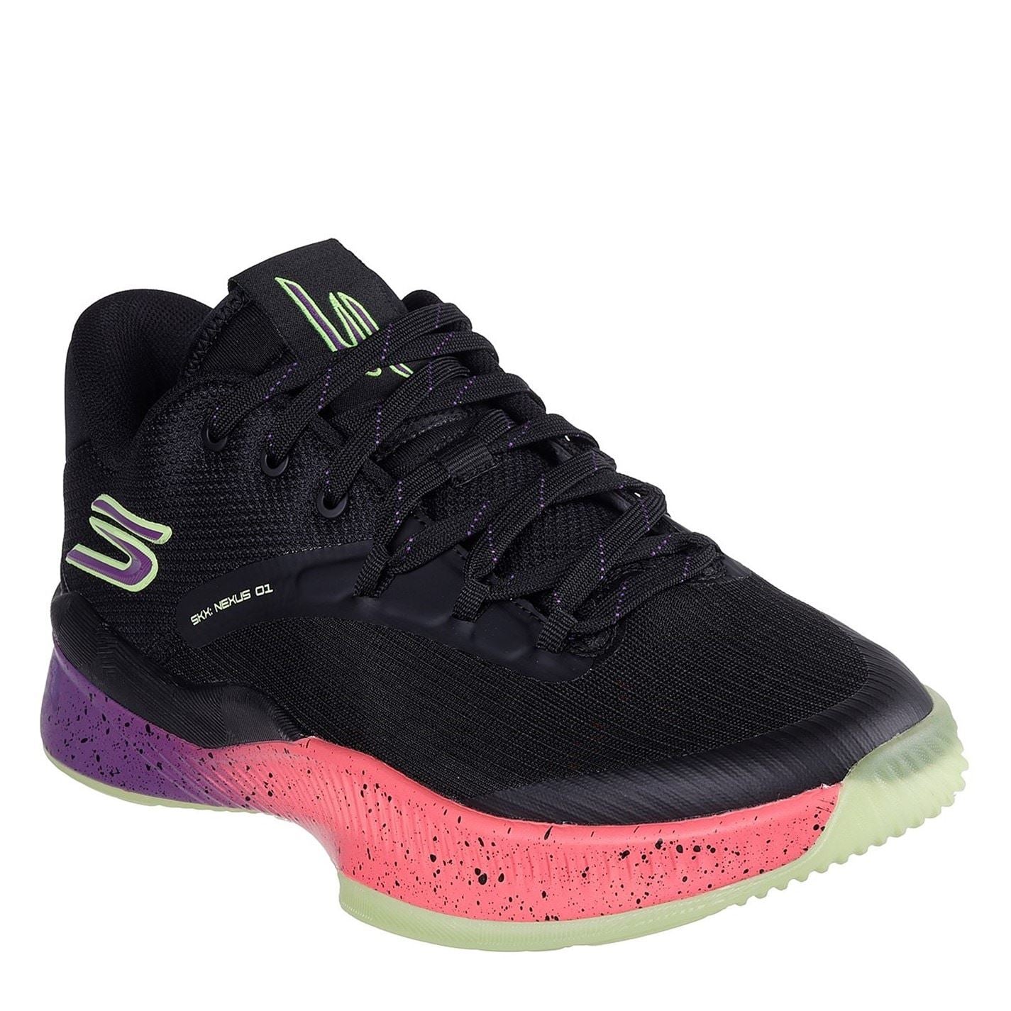 Skechers Breathable Mesh Goodyear Low Top Basketball Trainers