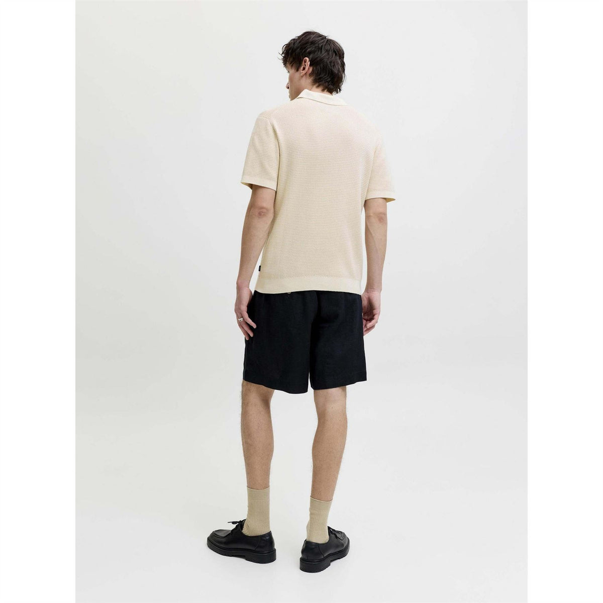 Jack and Jones Jprblahudson Knit Split Short Sleeve Cotton T-Shirt