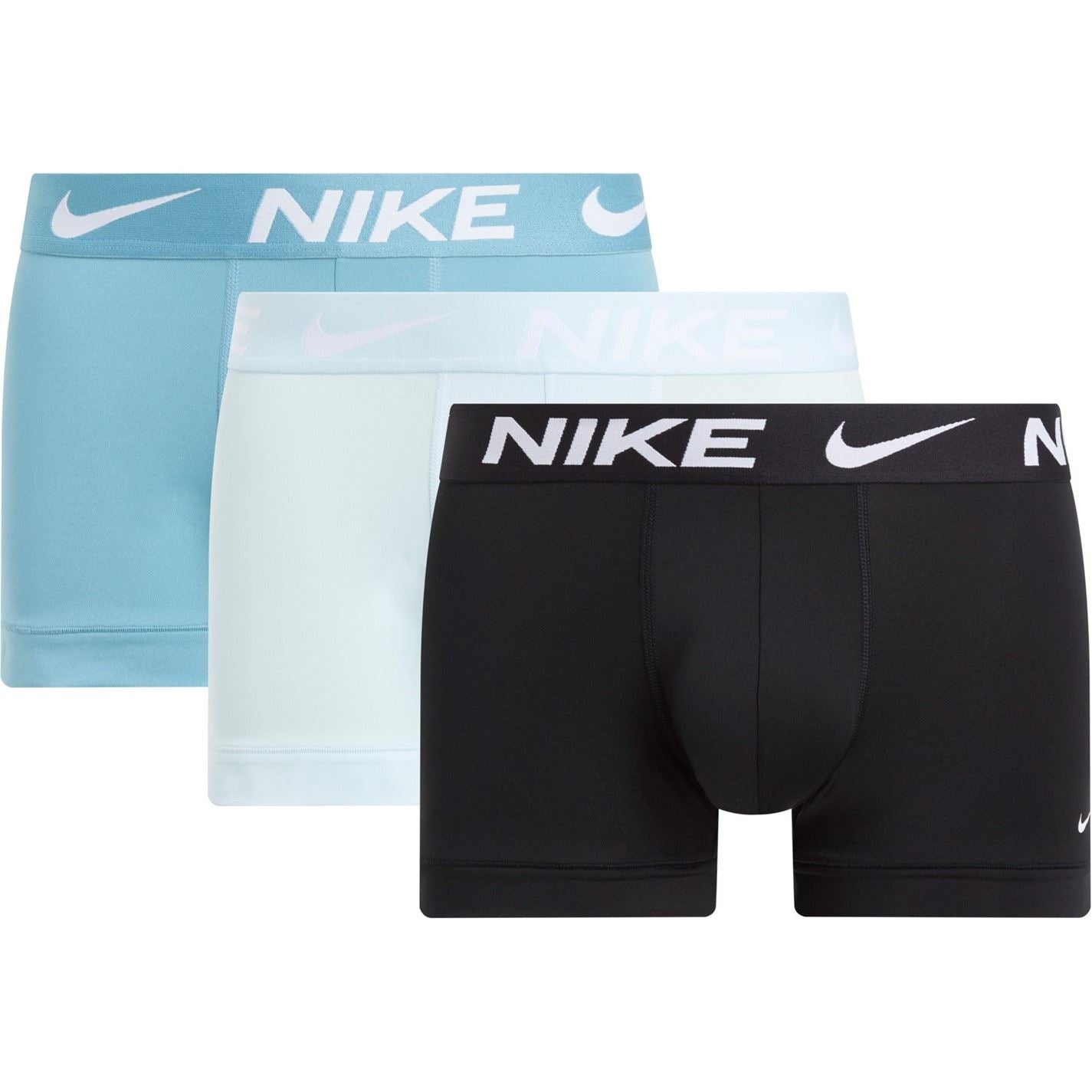 Nike Mens 3 Pack Stretch Long Boxer Shorts