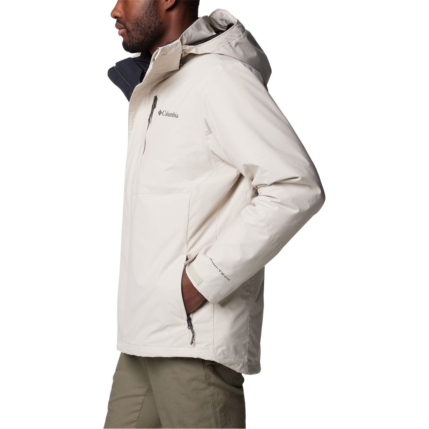Columbia Element Blocker III Solid Patterned Hooded Three In One Jacket