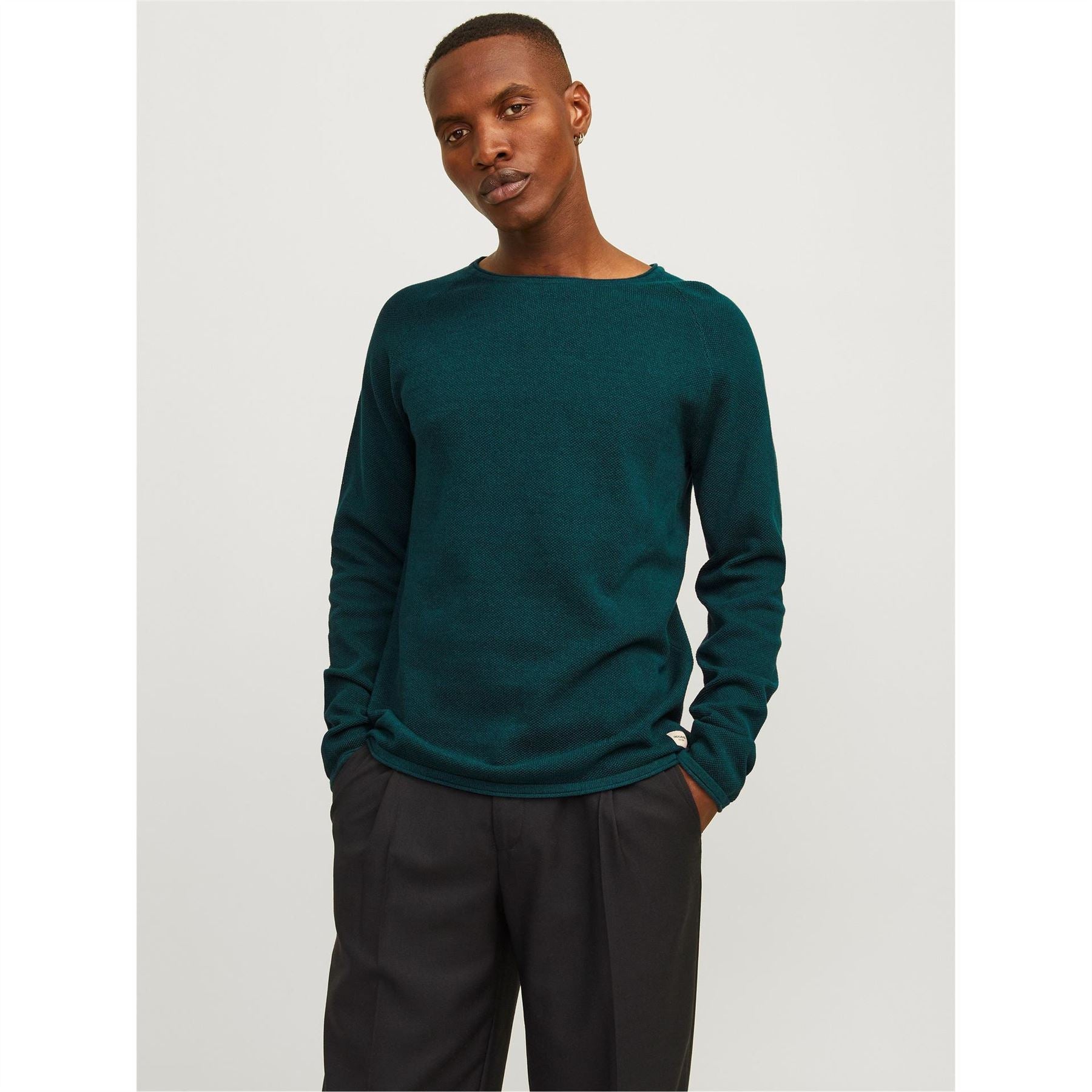 Jack and Jones Regular Fit Long Sleeve Crew Neck Sweater
