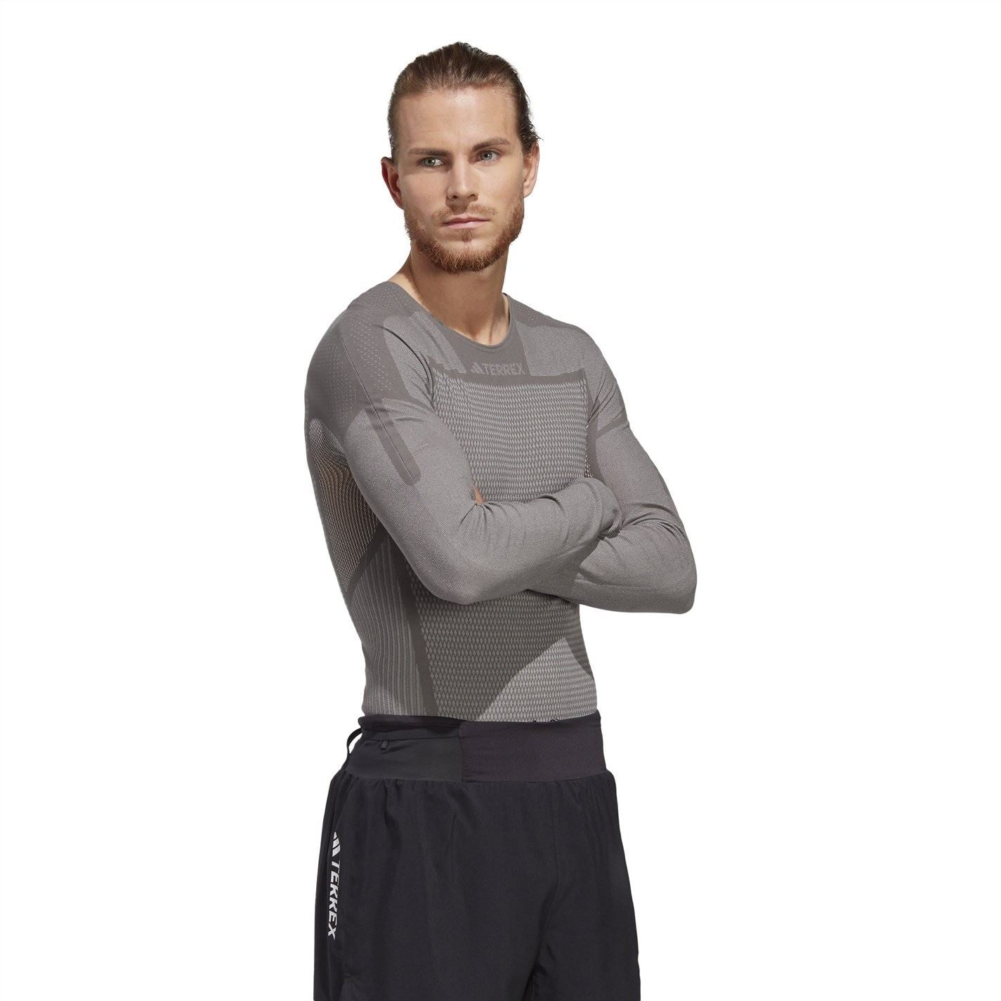 adidas Mens Drynamo Long Sleeve Shirt