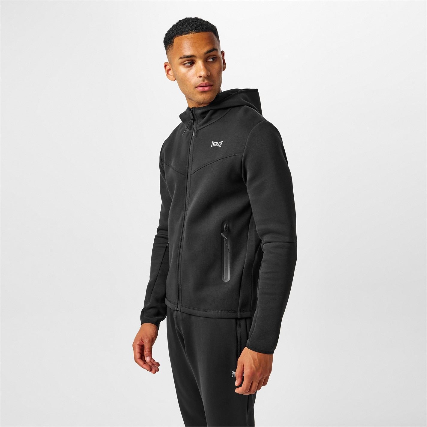 Everlast Elite Zipped Pocket Hooded Sweat Jacket