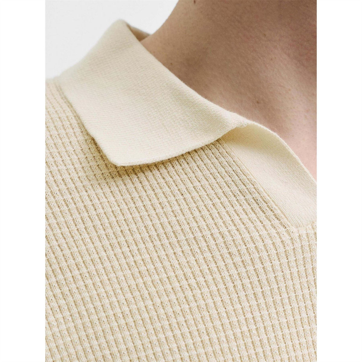 Jack and Jones Jprblahudson Knit Split Short Sleeve Cotton T-Shirt