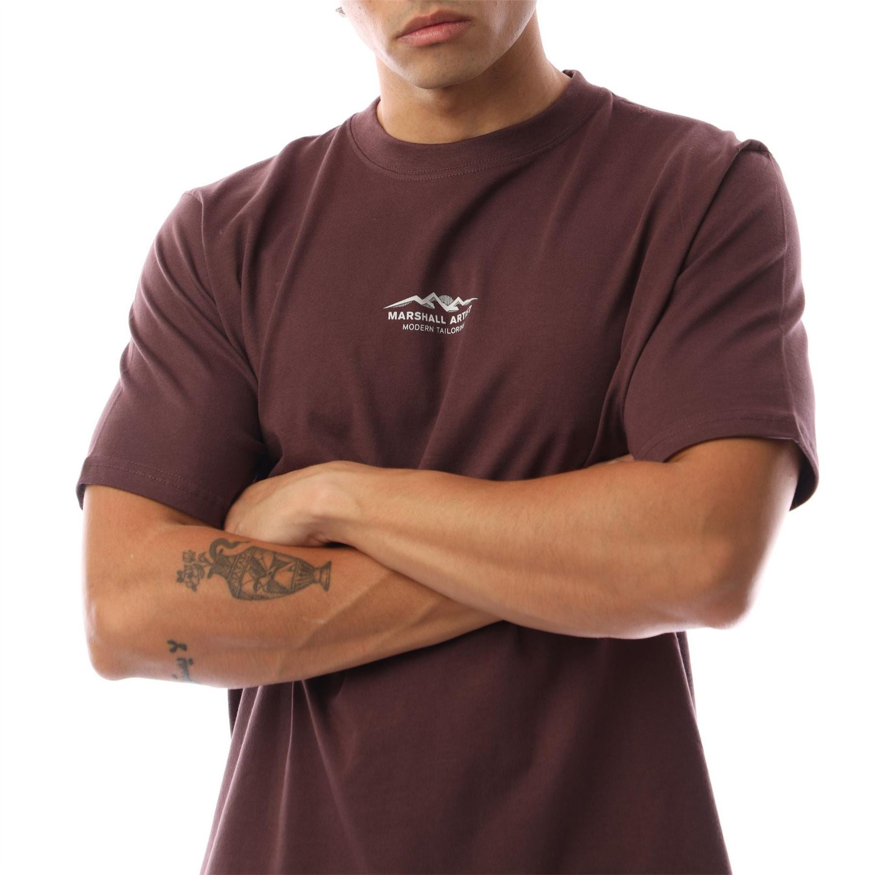 Marshall Artist Printed Logo Crew Neck Short Sleeve Jersey T-Shirt