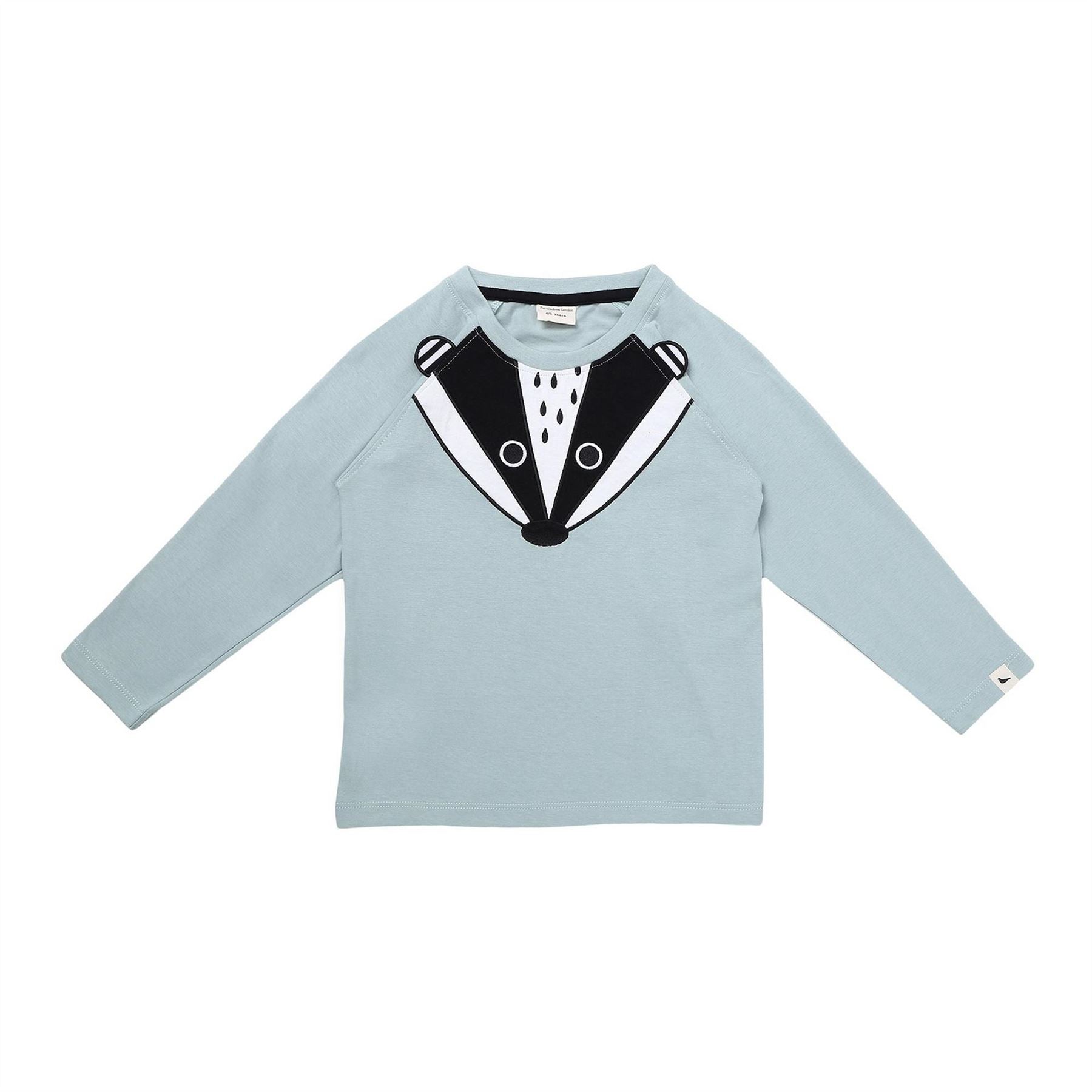 Lilly and Sid Badger Large Genie Raglan Sleeve T-Shirt