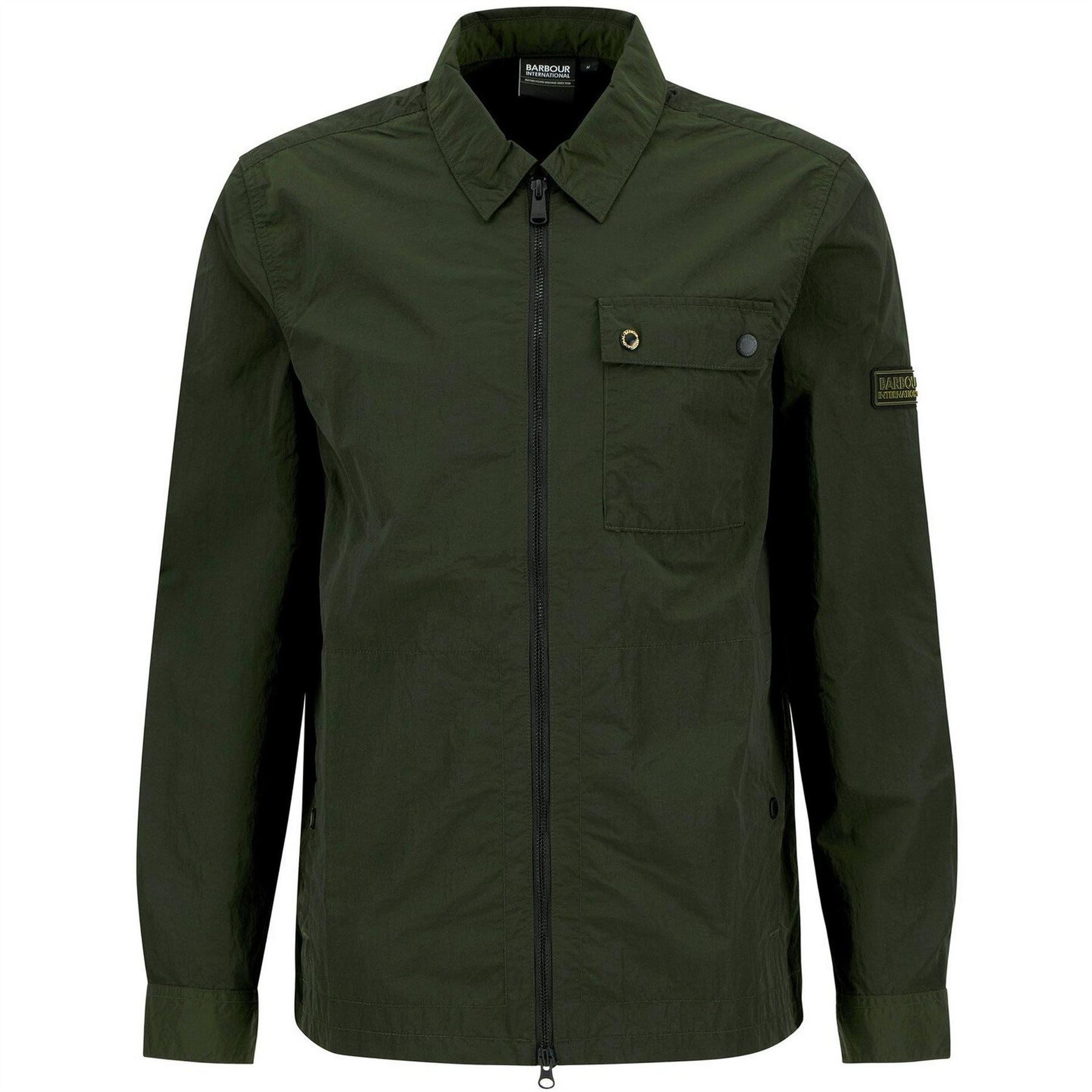 Barbour International Inline Zip Through Overshirt