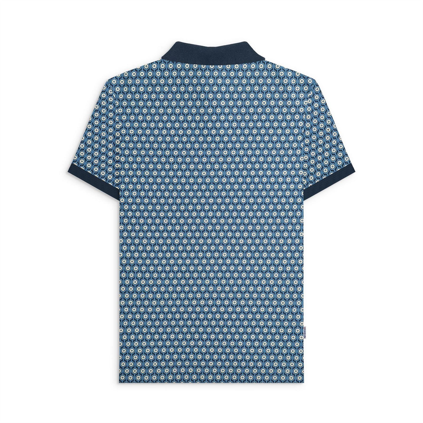 Lambretta Geo Short Sleeve Polo Shirt