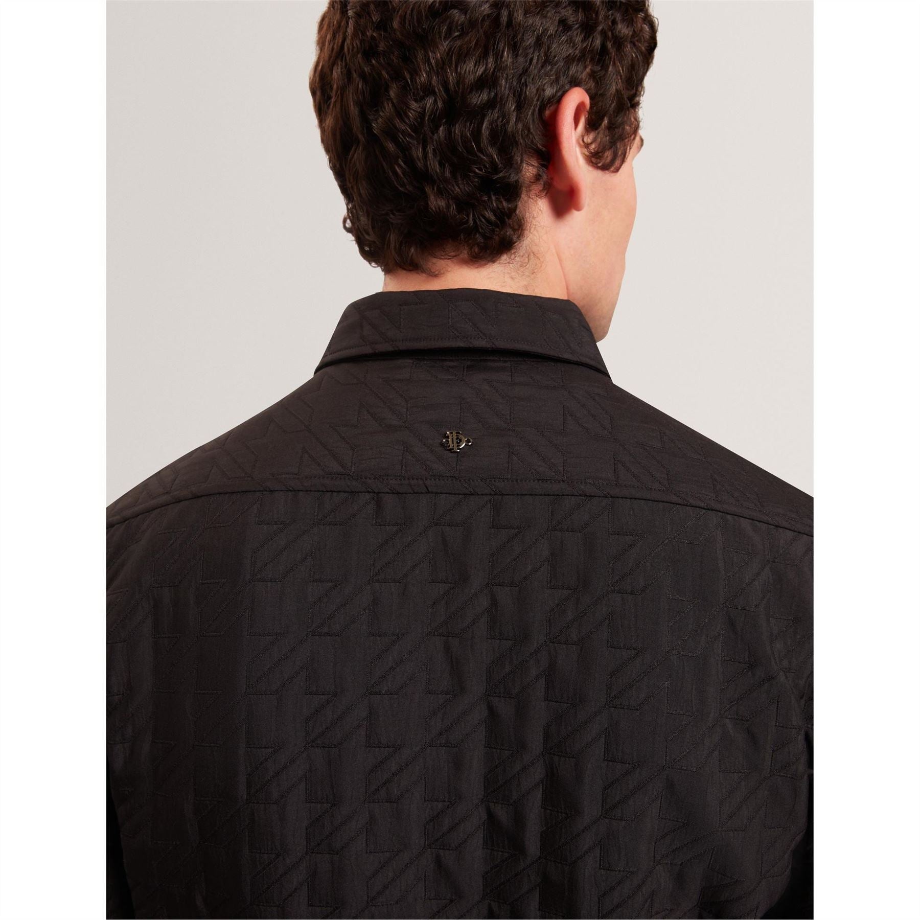 Ted Baker Textured Chest Pocket Overshirt