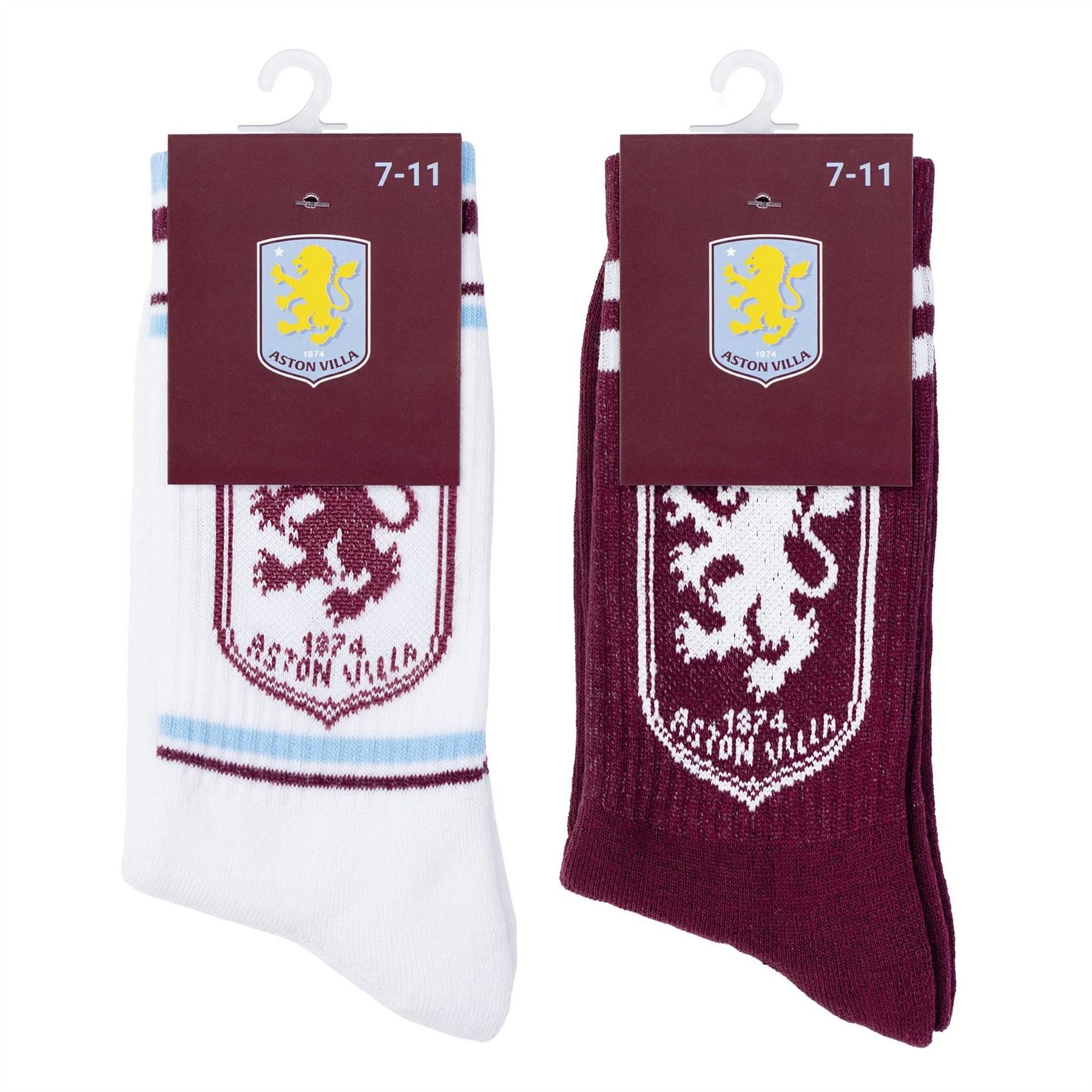 Team Football Officially Licensed Socks 2 Pack Size 7 11 Unisex