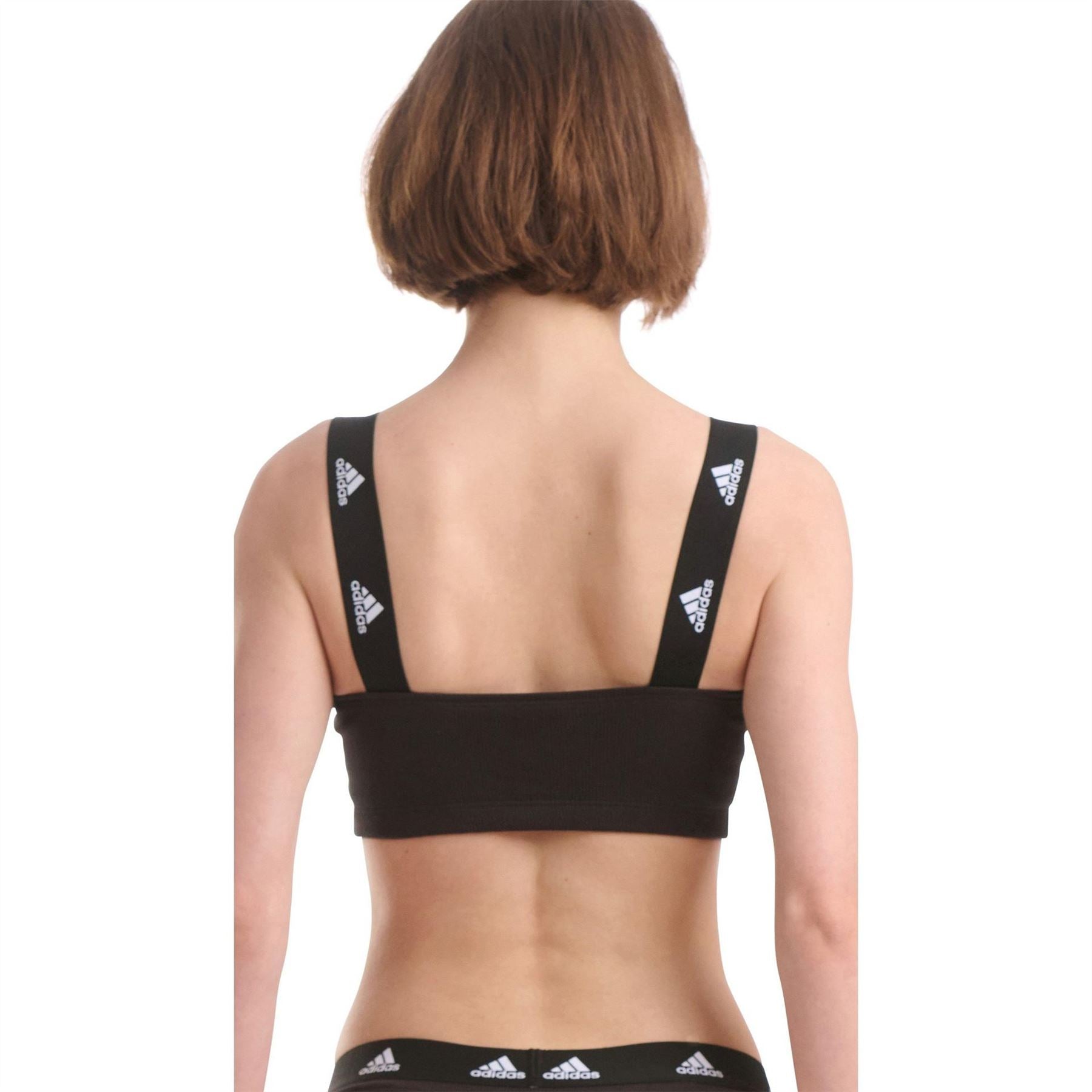 adidas Ribbed Bandeau Strapless Bra