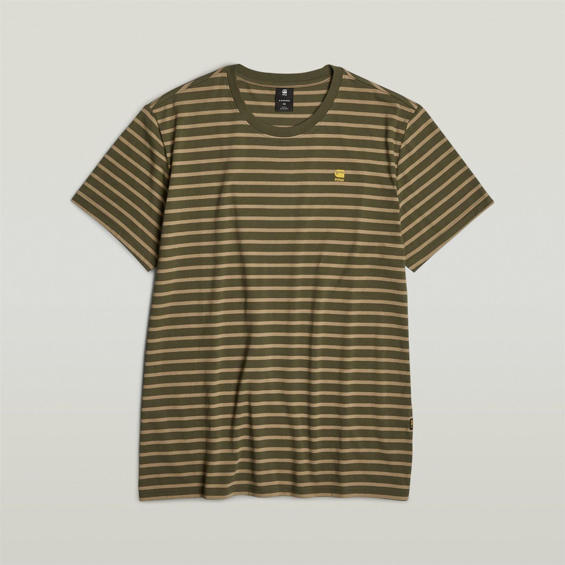G Star Striped Short Sleeve Regular Fit T-Shirt