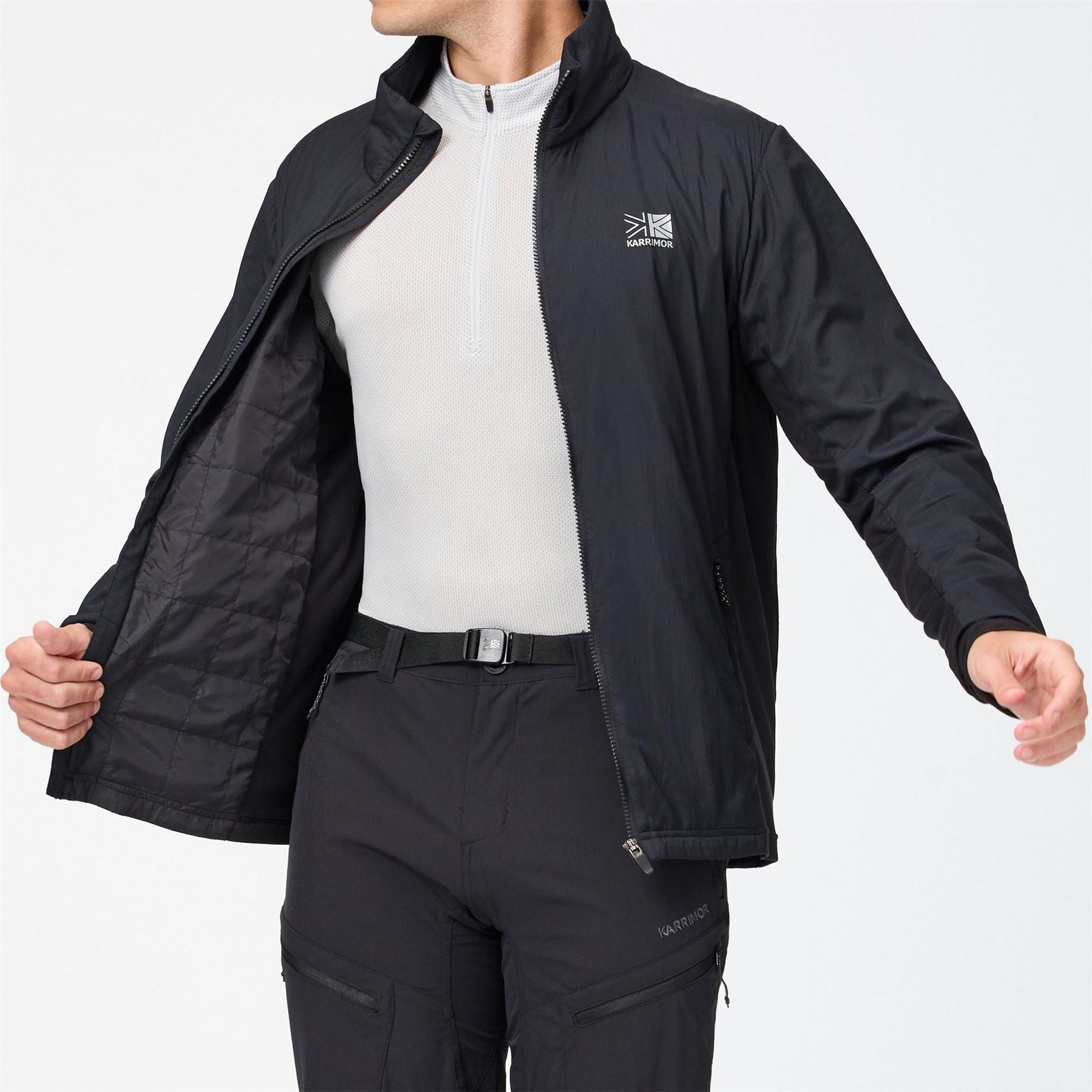 Karrimor  Hybrid Windproof Long Sleeve Insulated Puffer Jacket