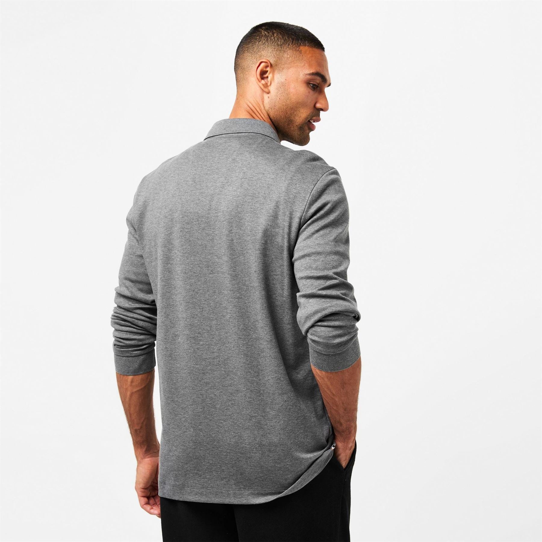 Boss Hbb Pado 30 Long Sleeve Polo Shirt, Iconic Logo Embroidered