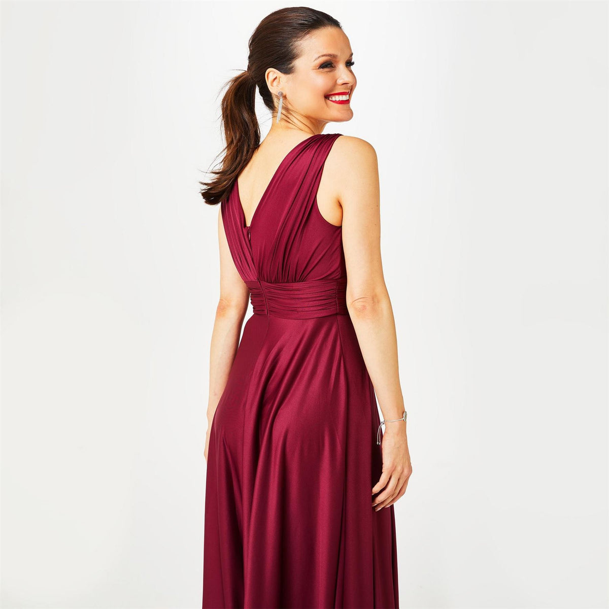 Biba Deep V Maxi Dress